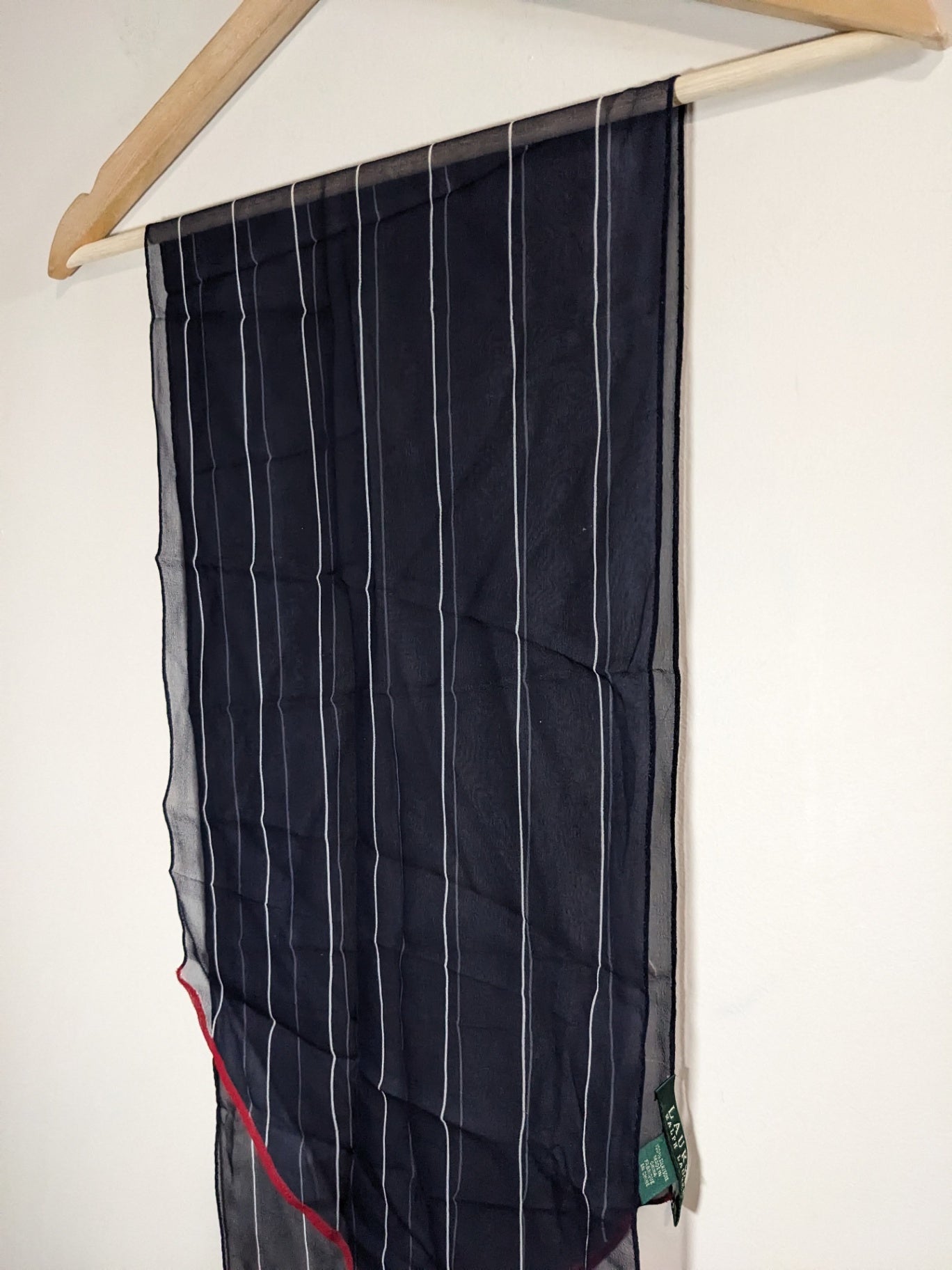 Ralph Lauren Sheer Striped Scarf - One Size
