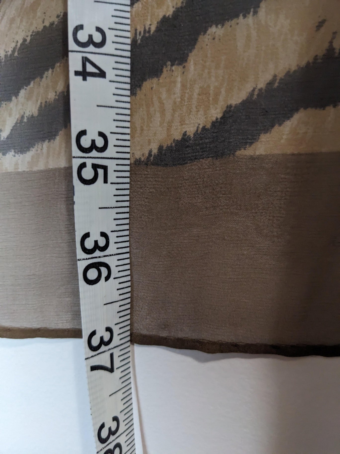 Jaeger Silk Tiger Print Scarf- One Size