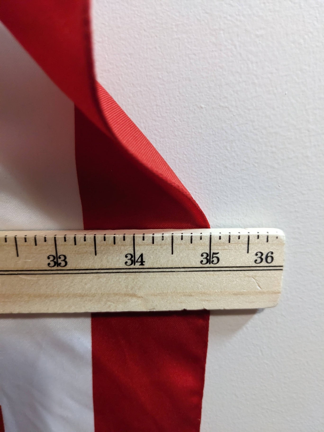 Saint James Red/White Scarf - One Size