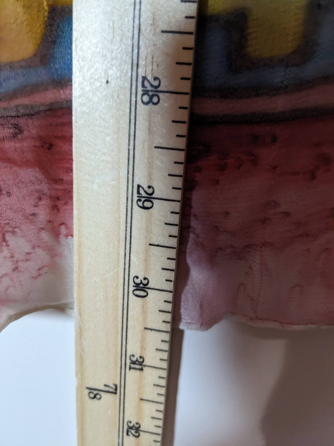 Tie Dyed Patterned Scarf - One Size