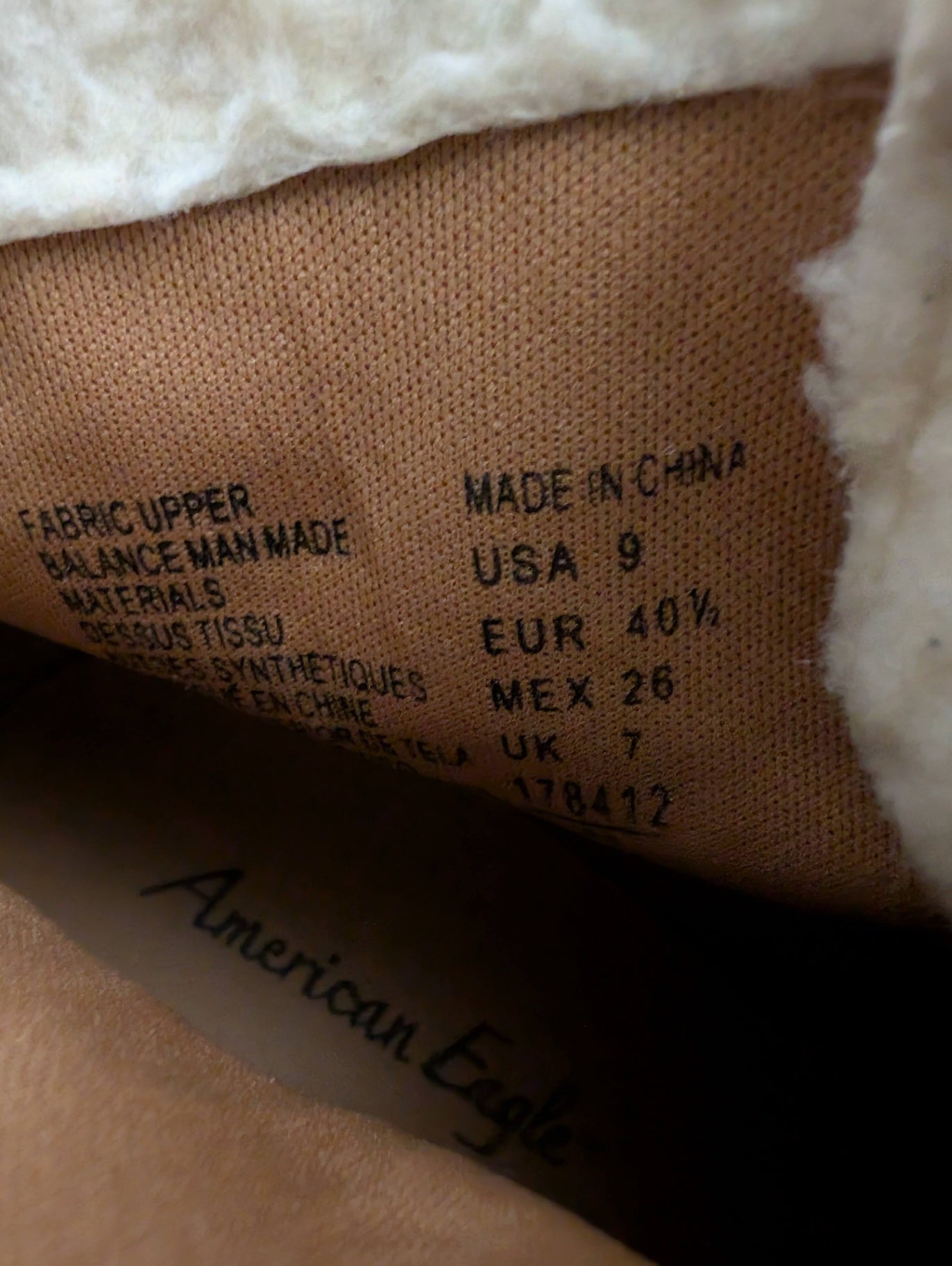 American Eagle faux fur boots - SZ 9