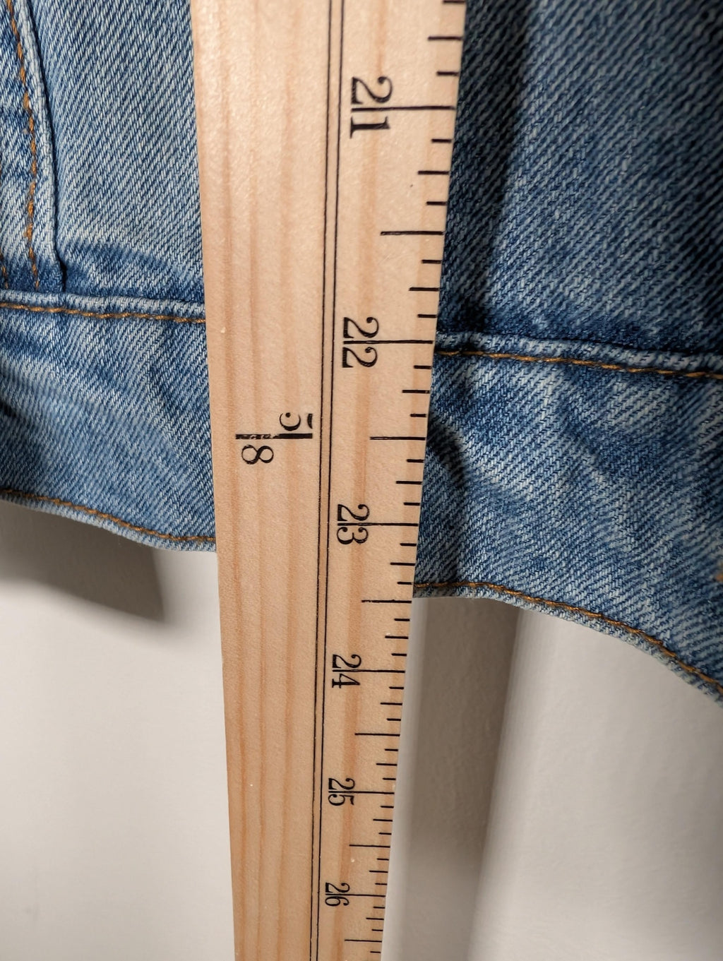 Tattoo Jeans denim/sweatshirt hoodie - Medium