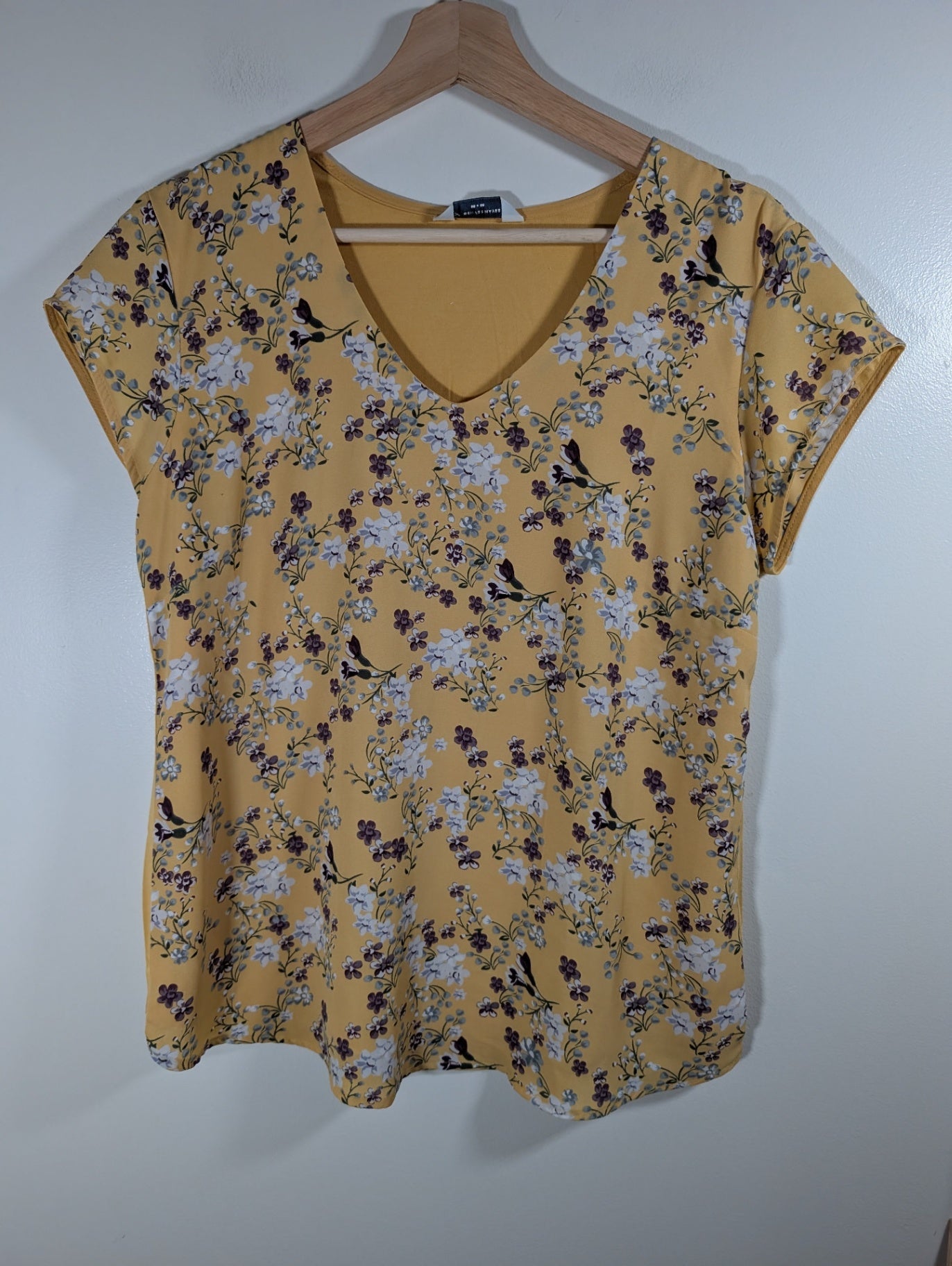Denver Hayes yellow floral blouse - Medium