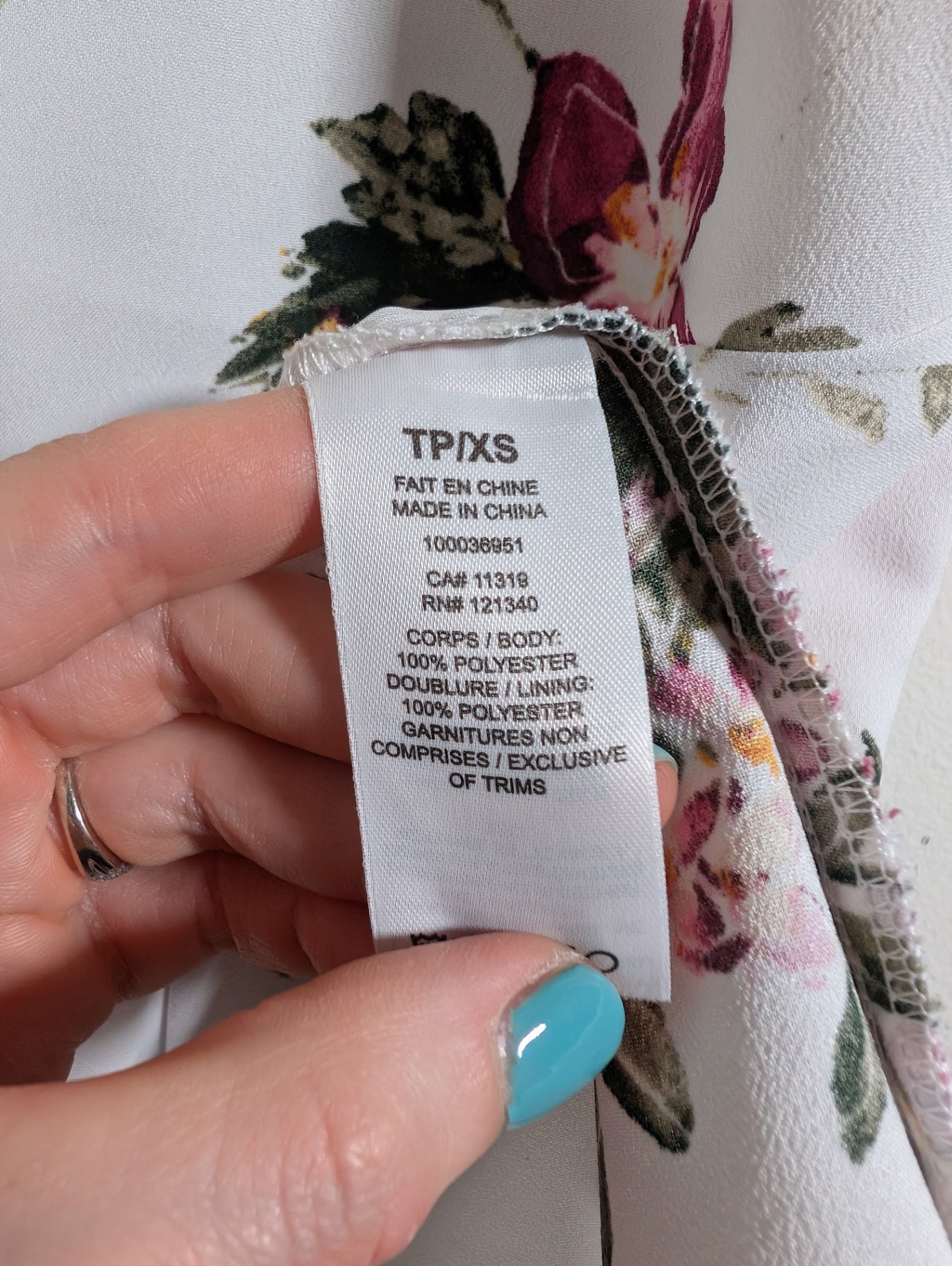 Dynamite floral blouse - XS