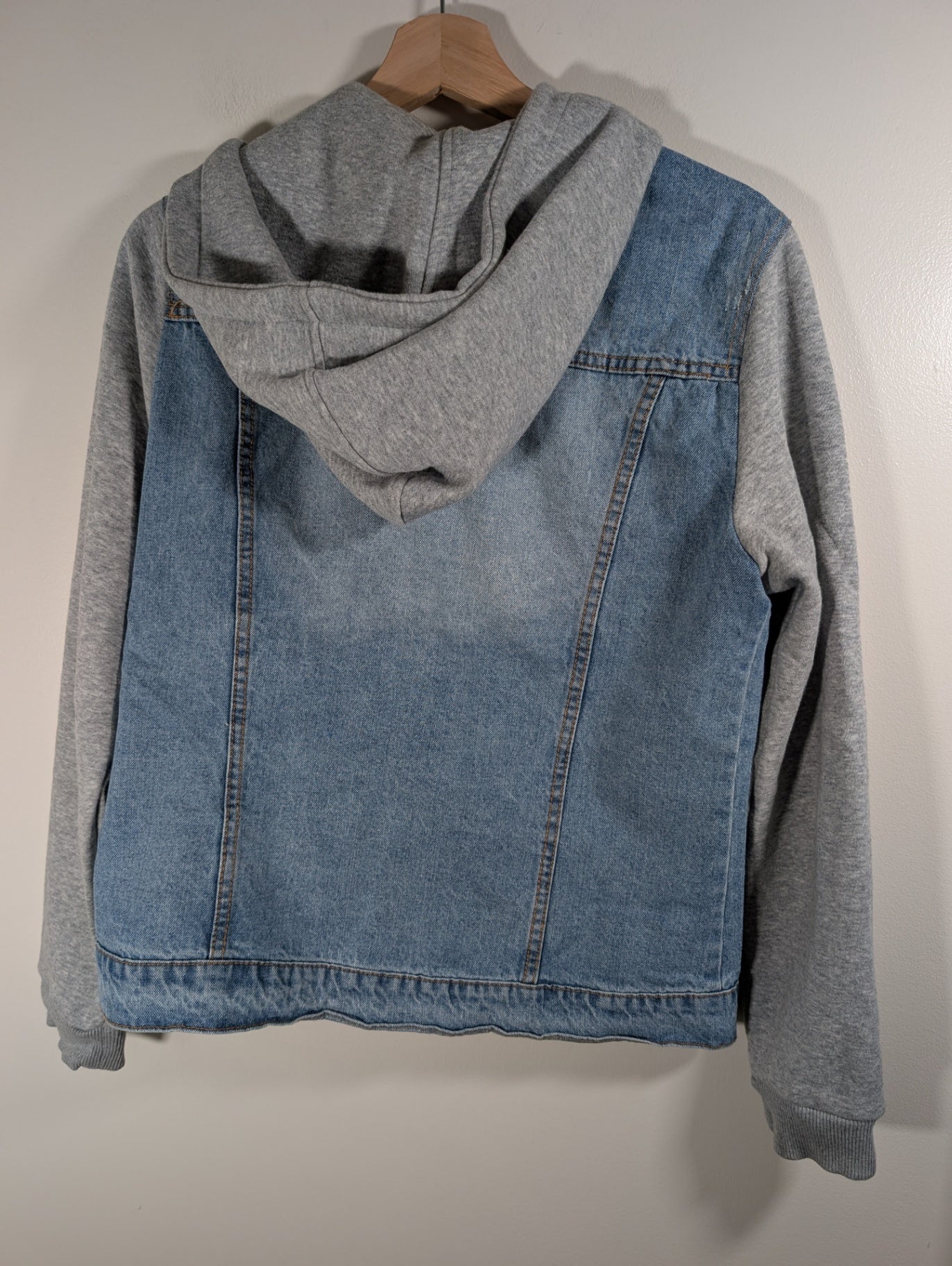 Tattoo Jeans denim/sweatshirt hoodie - Medium
