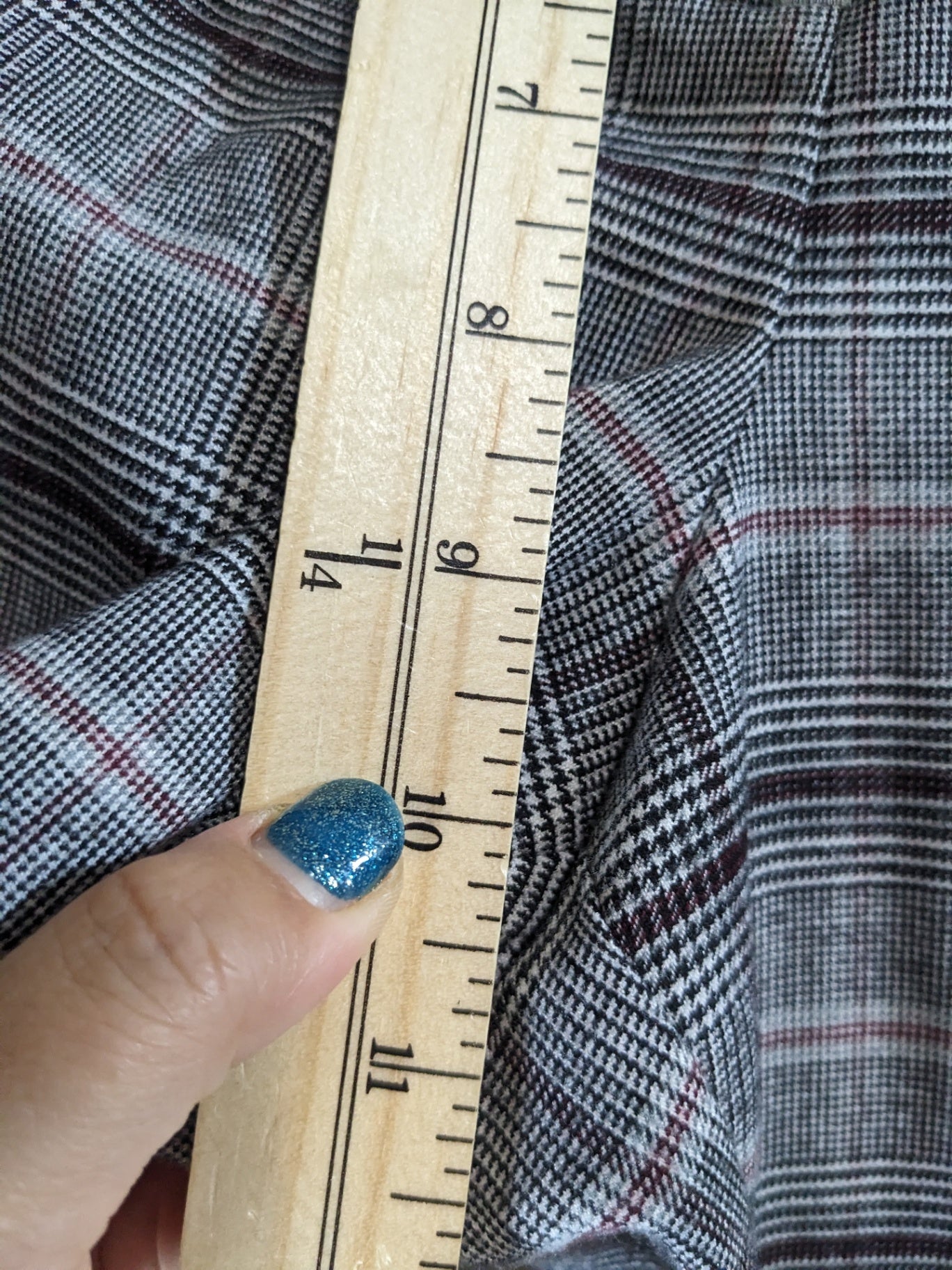 Le Château Plaid Dress Pants - 6