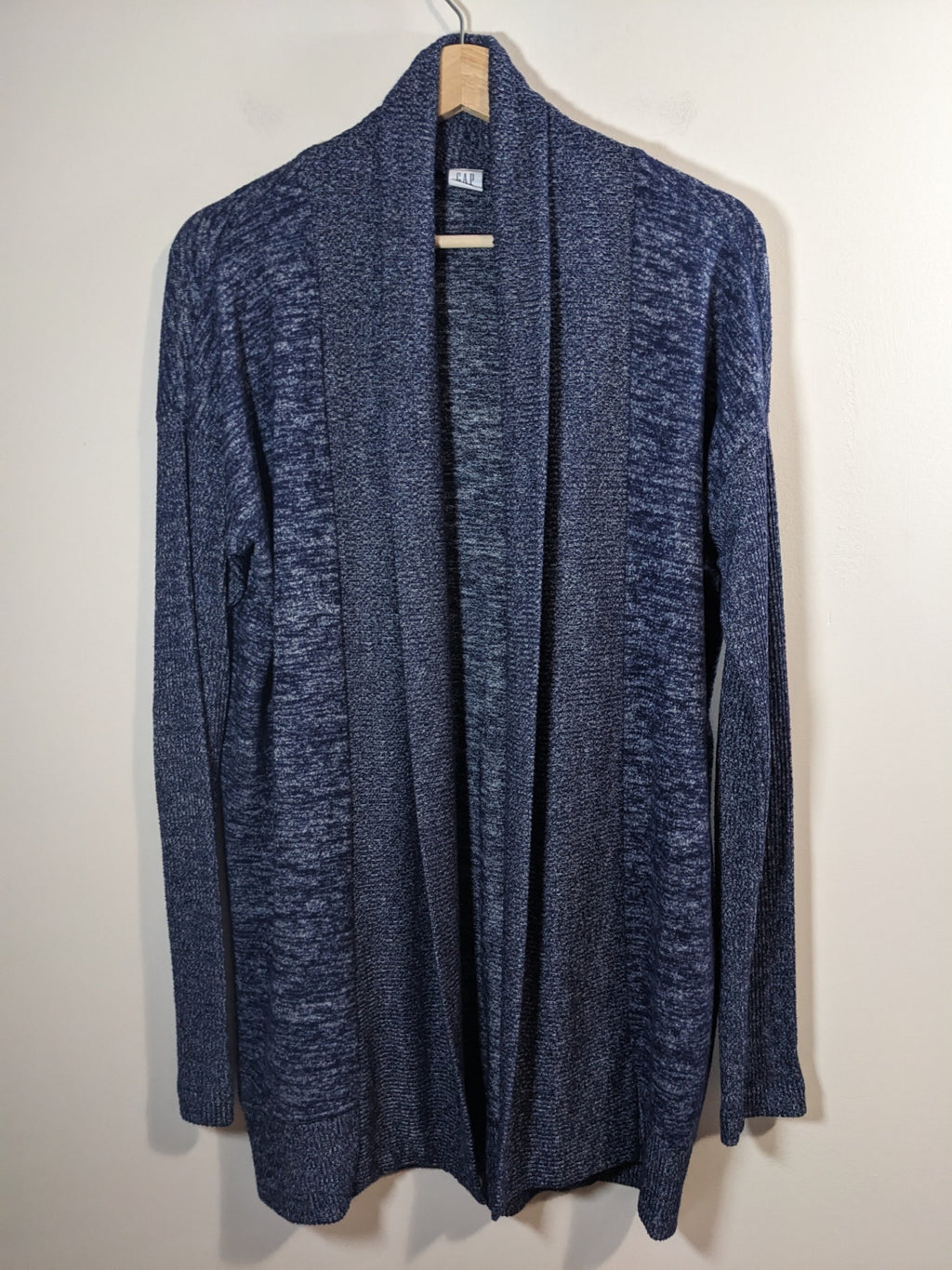 GAP Heathered Blue Cardigan - S