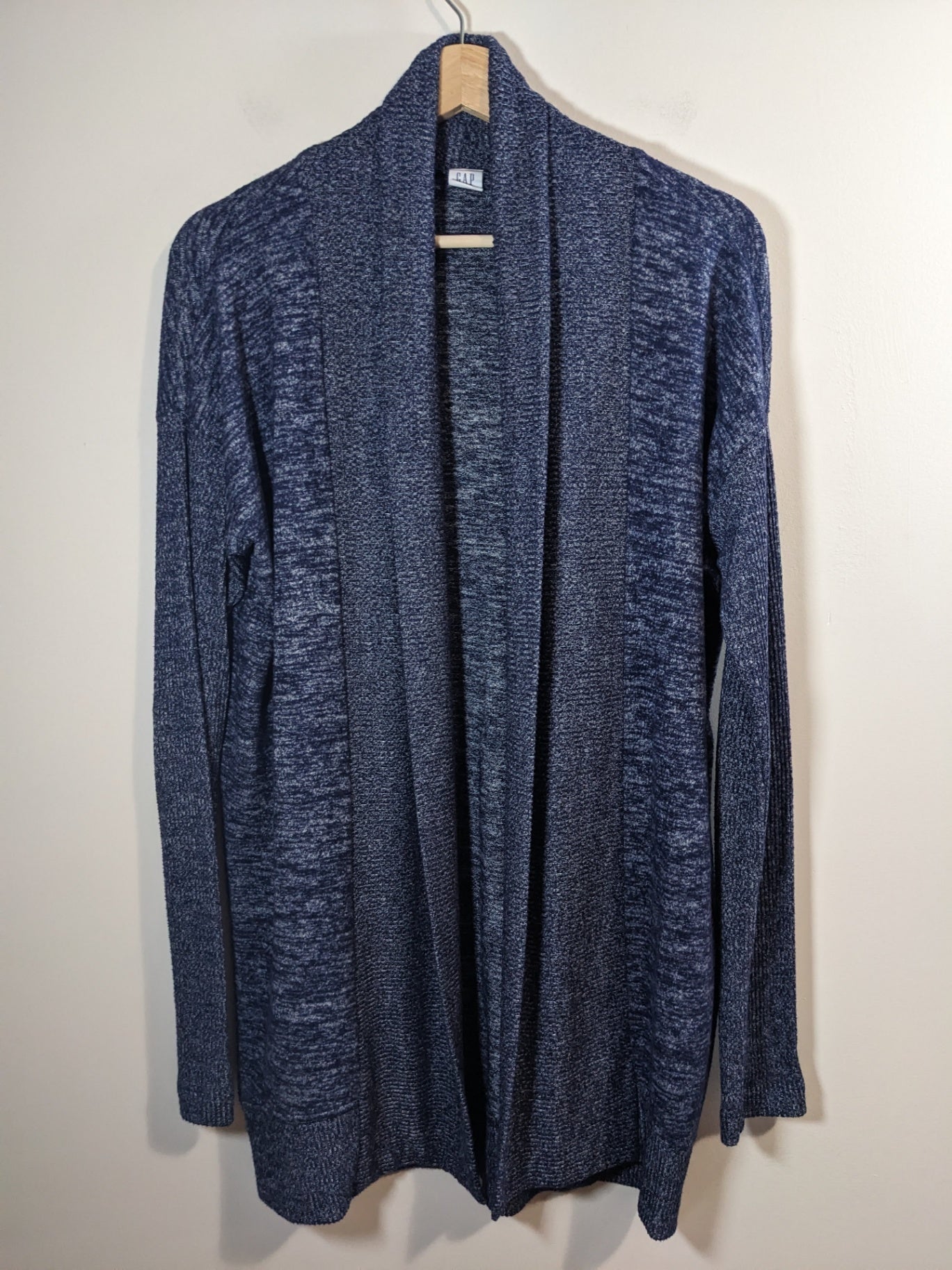 GAP Heathered Blue Cardigan - S