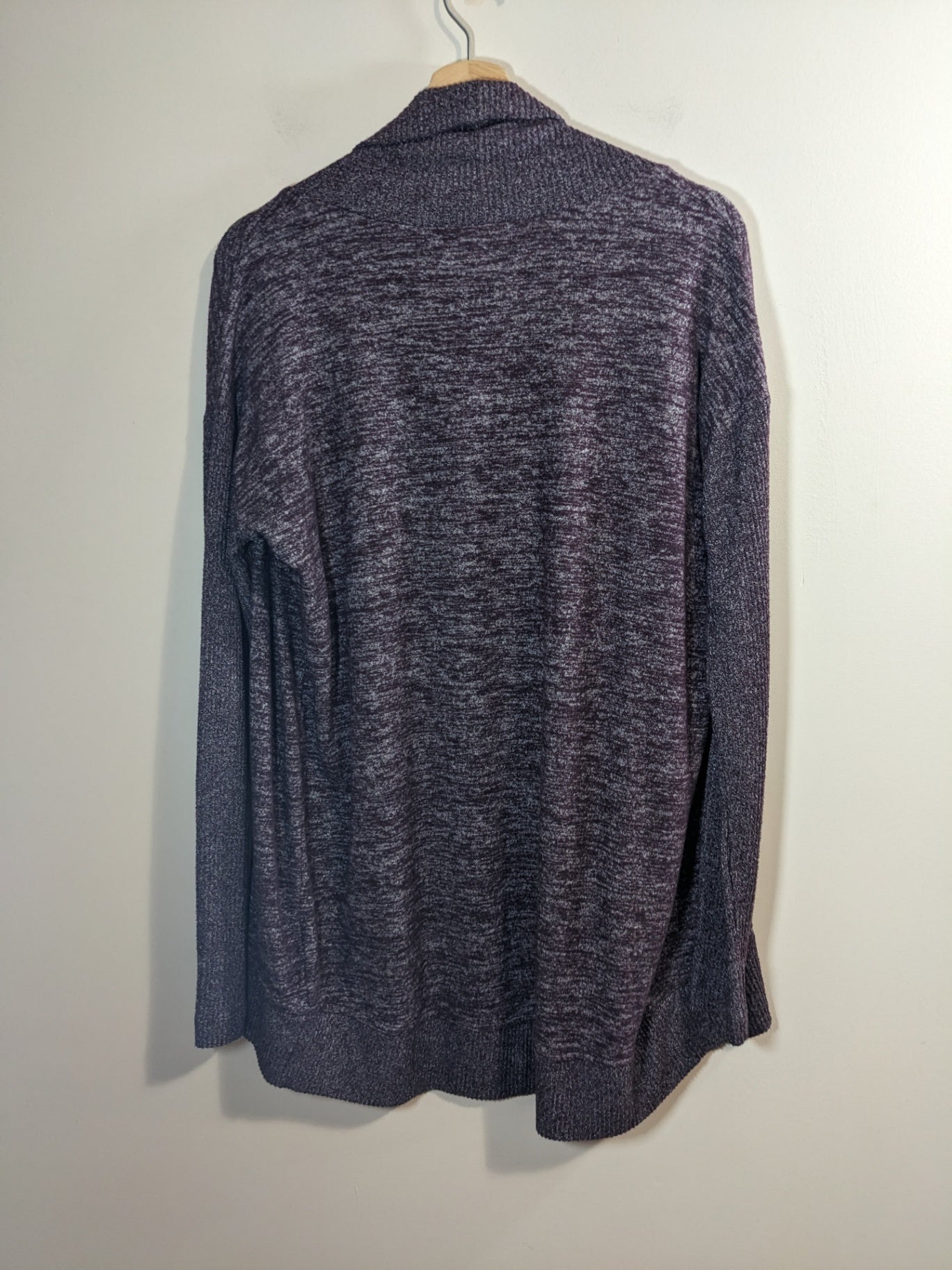 GAP Heathered Plum Cardigan - S
