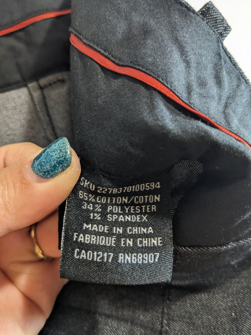 Le Chateâu Grey Dress Pants - sz 7/8