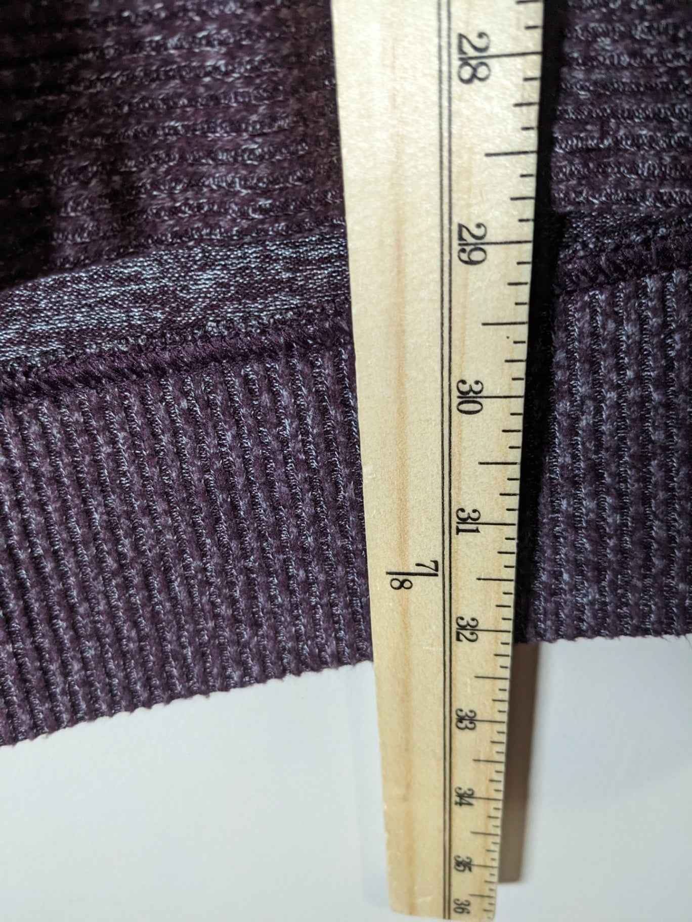 GAP Heathered Plum Cardigan - S