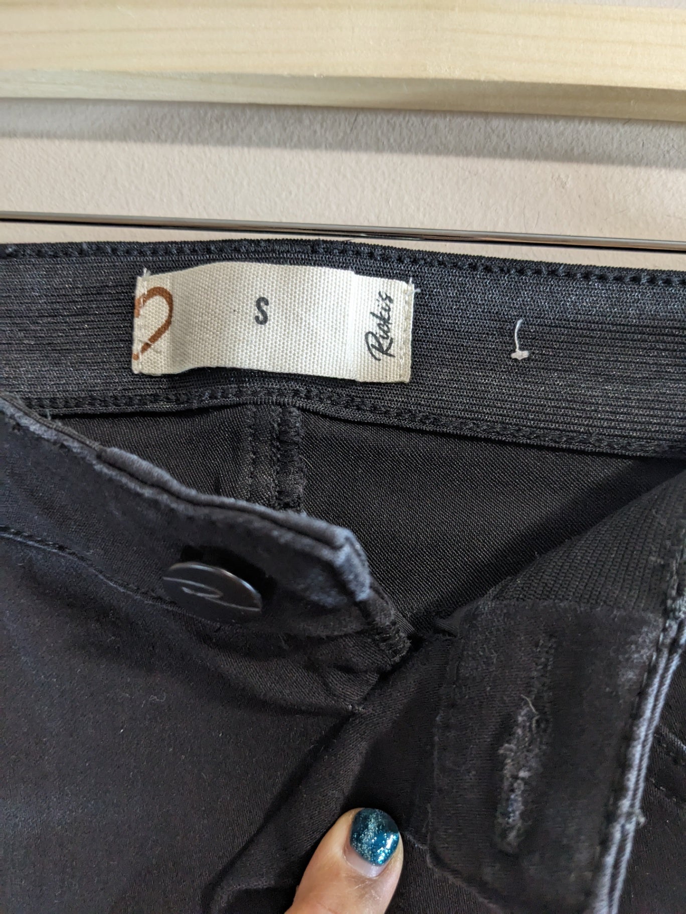 Ricki's Black Jeggings - S