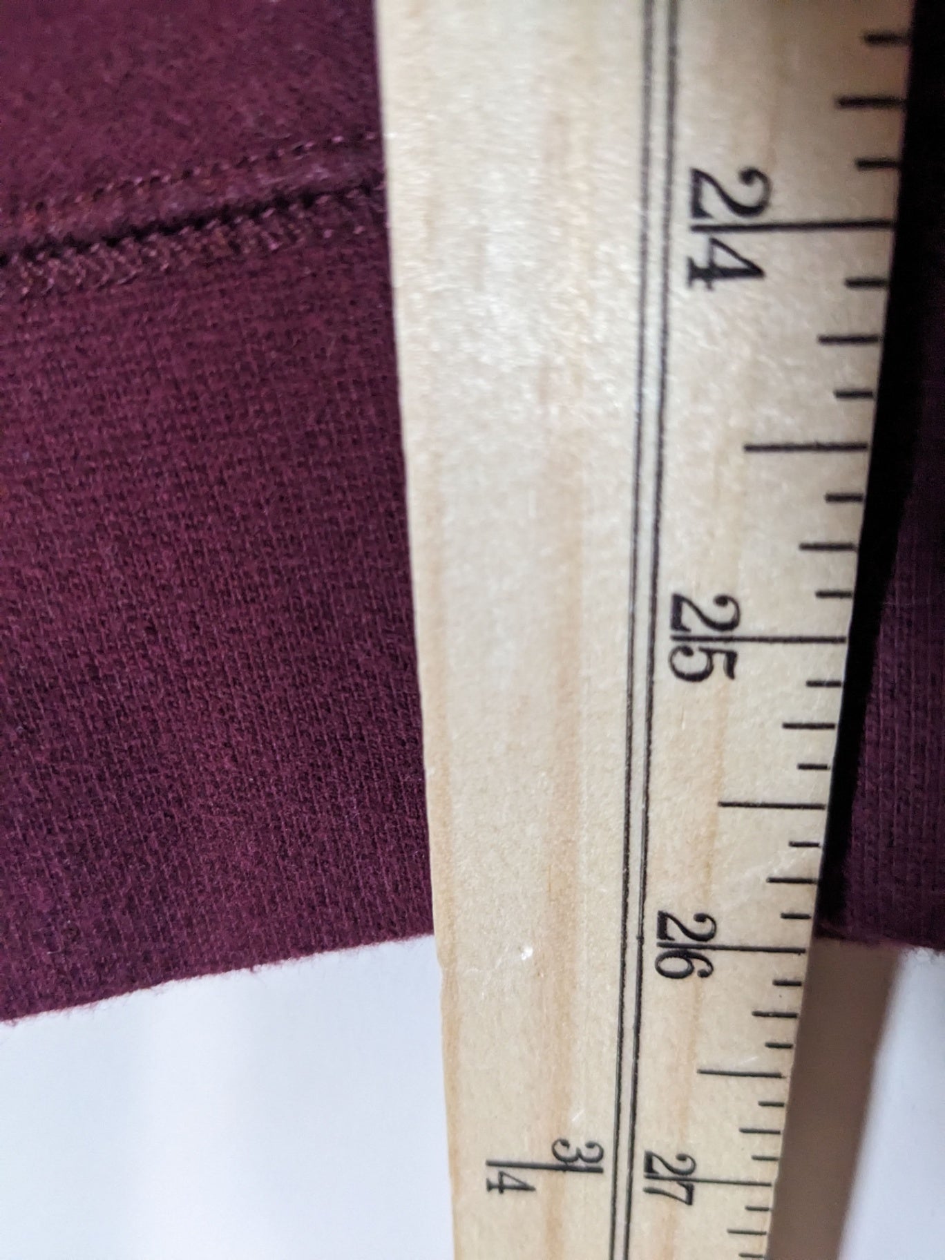 Brunette The Label Burgundy "Blonde" Crewneck - XS