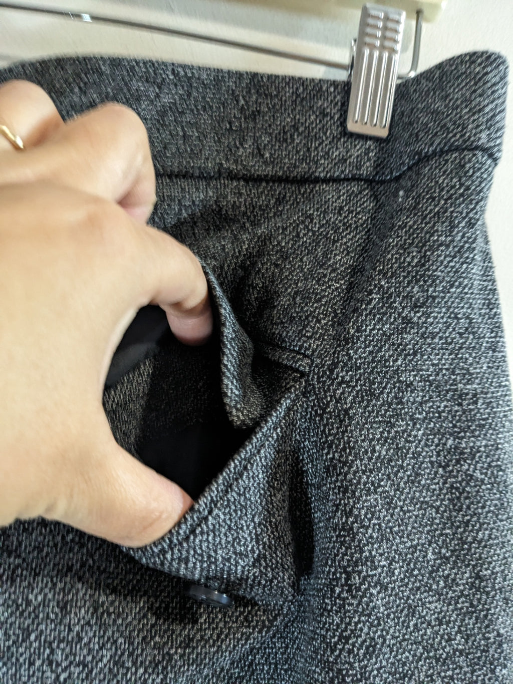 RW&CO. Grey Woven Pants - M