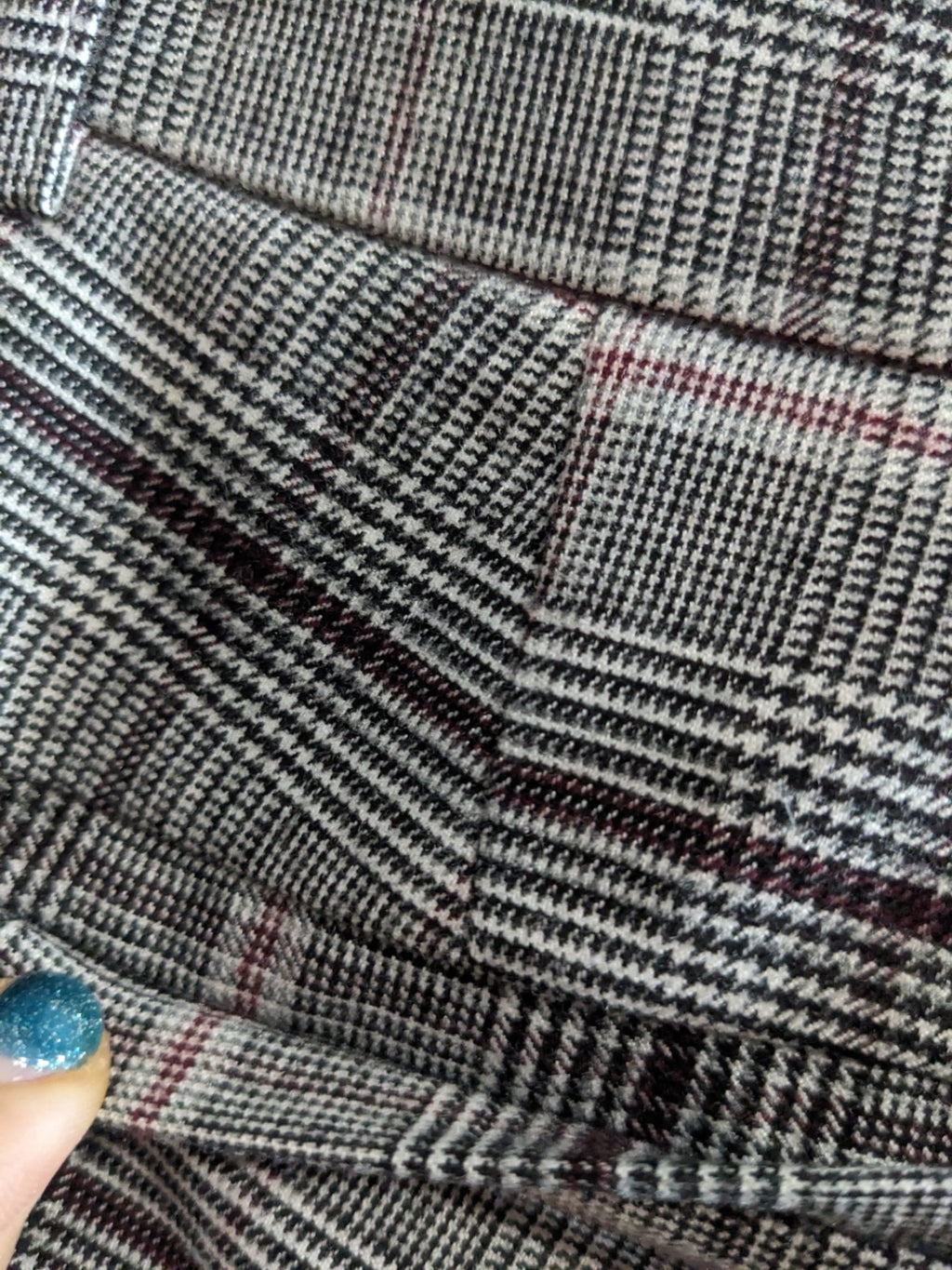 Le Château Plaid Dress Pants - 6