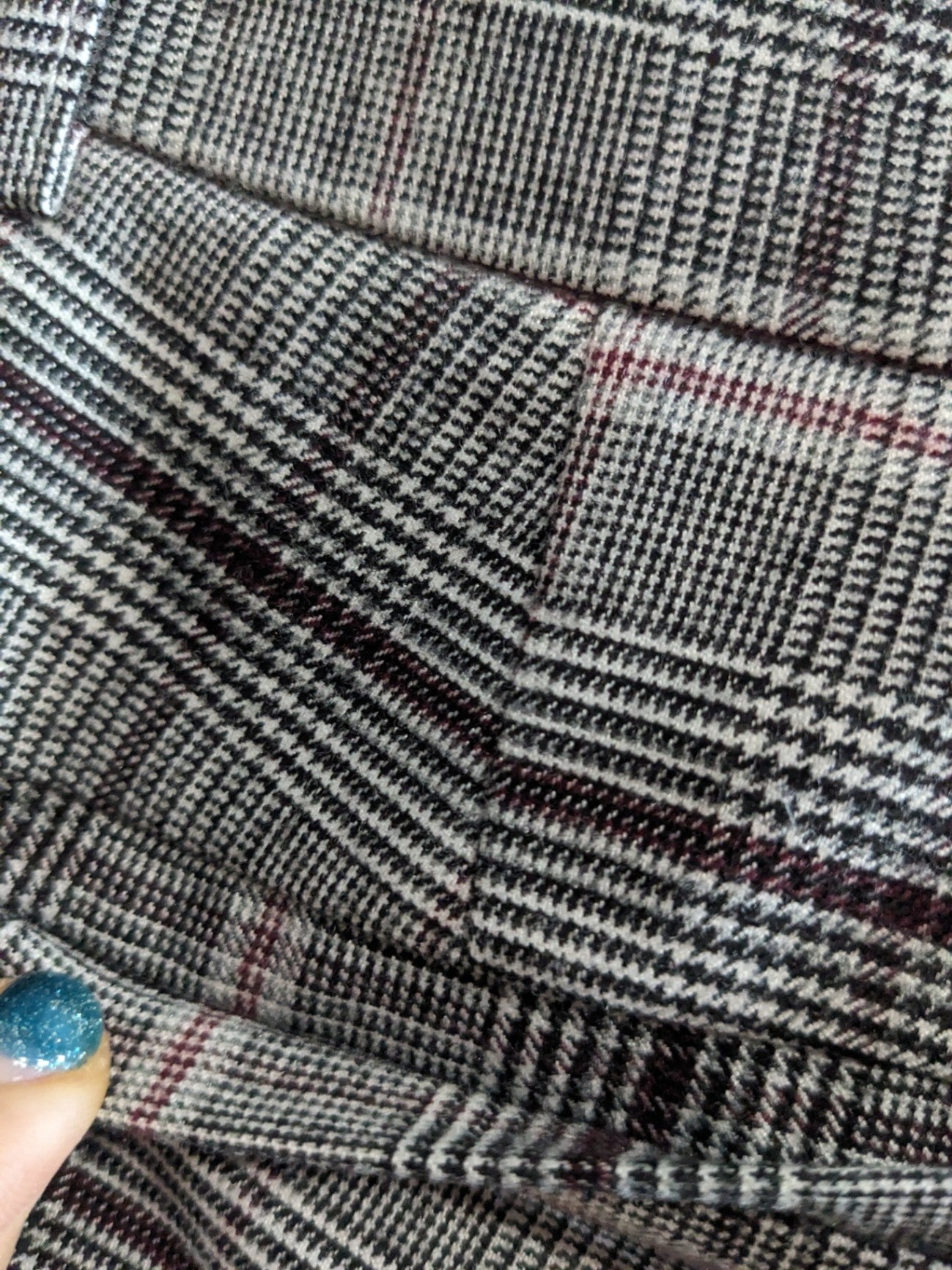 Le Château Plaid Dress Pants - 6