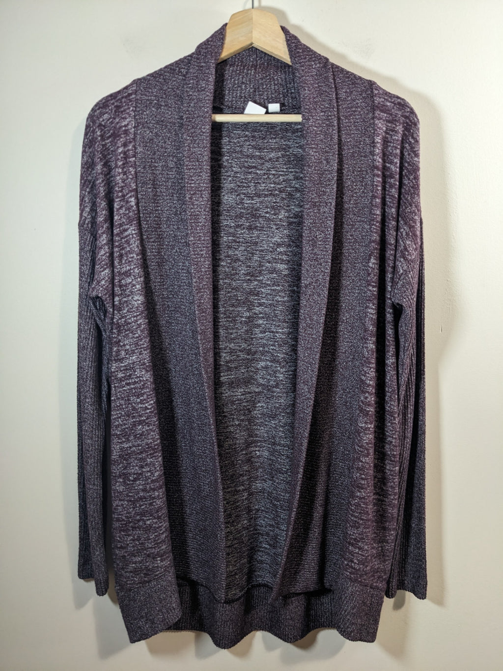 GAP Heathered Plum Cardigan - S