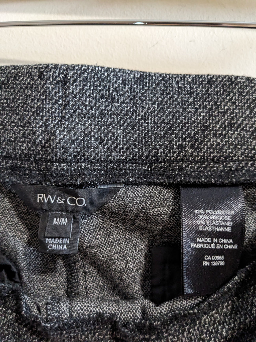 RW&CO. Grey Woven Pants - M