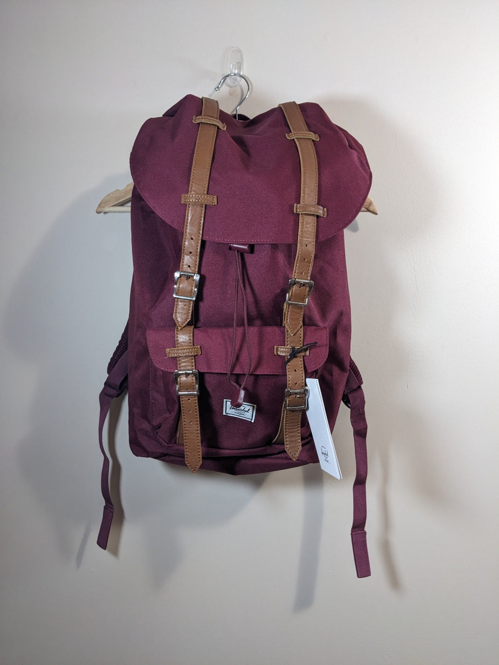 NWT Herschel Maroon Backpack - One Size