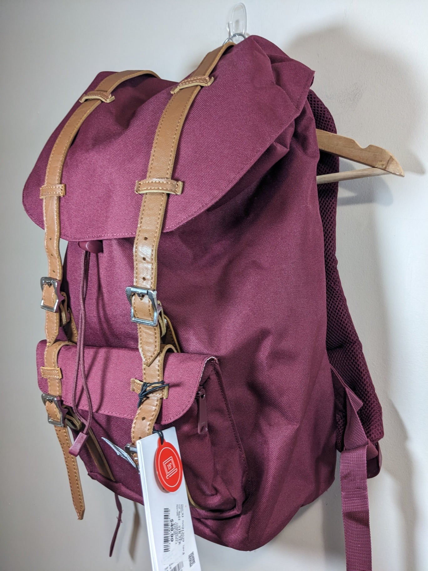 NWT Herschel Maroon Backpack - One Size