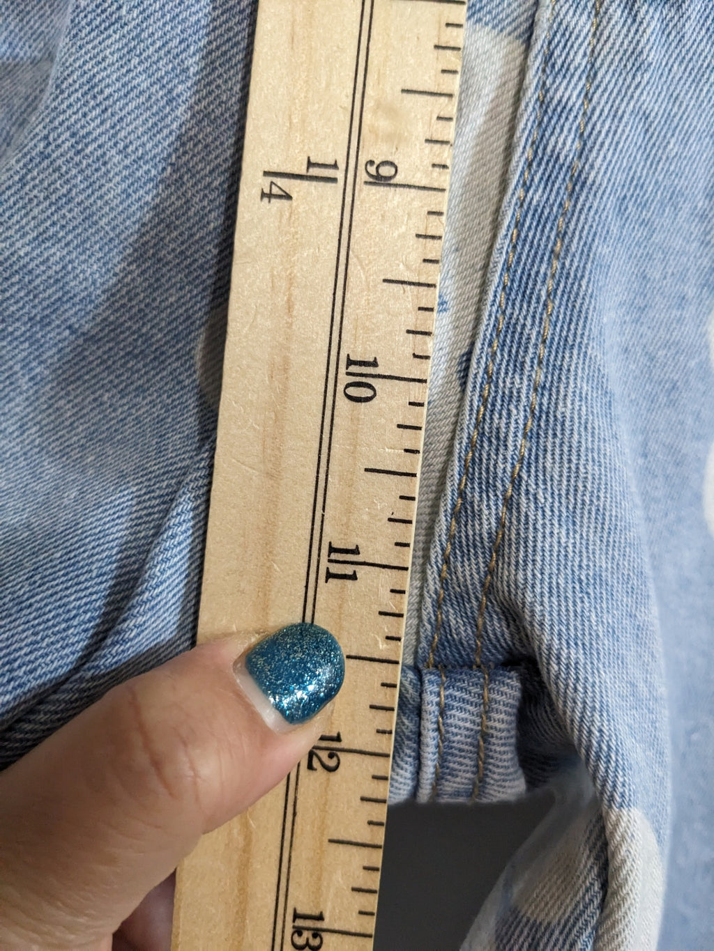 Flying Angel Flower Denim Jeans - sz 11