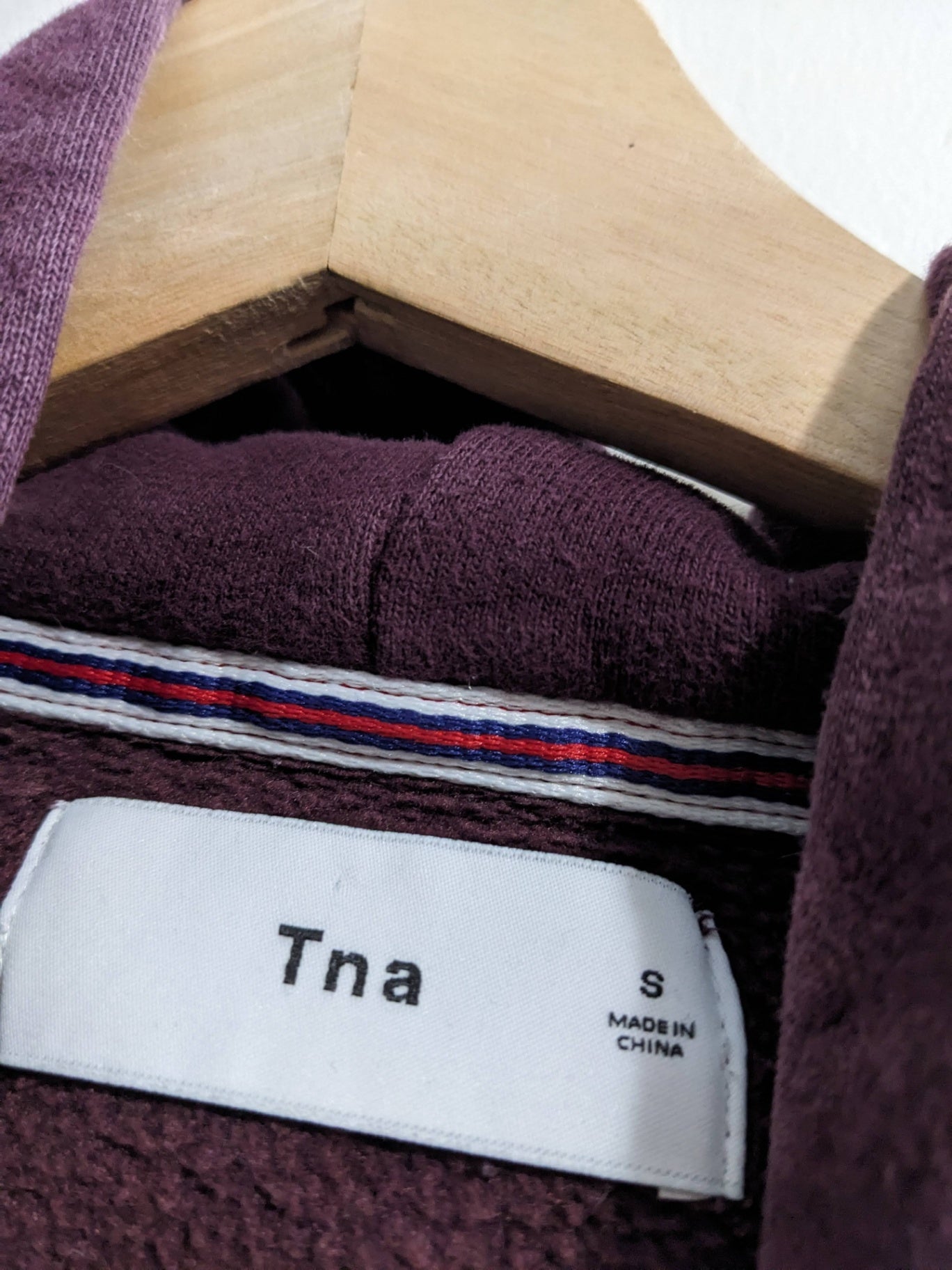 Tna Burgundy Hoodie - S
