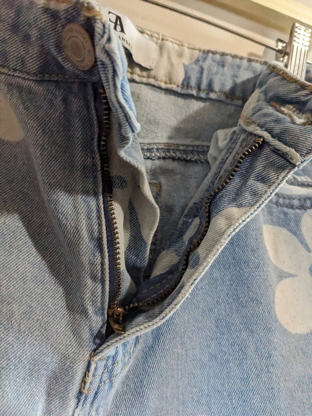 Flying Angel Flower Denim Jeans - sz 11