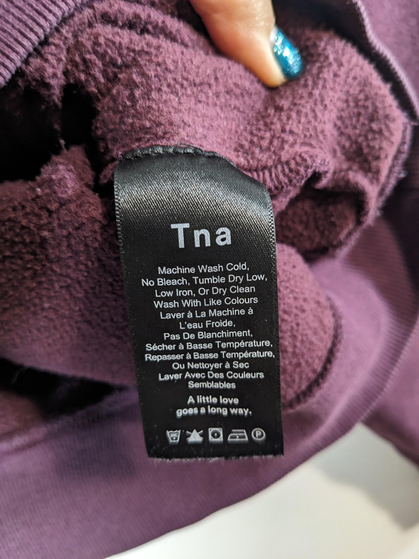 Tna Burgundy Hoodie - S