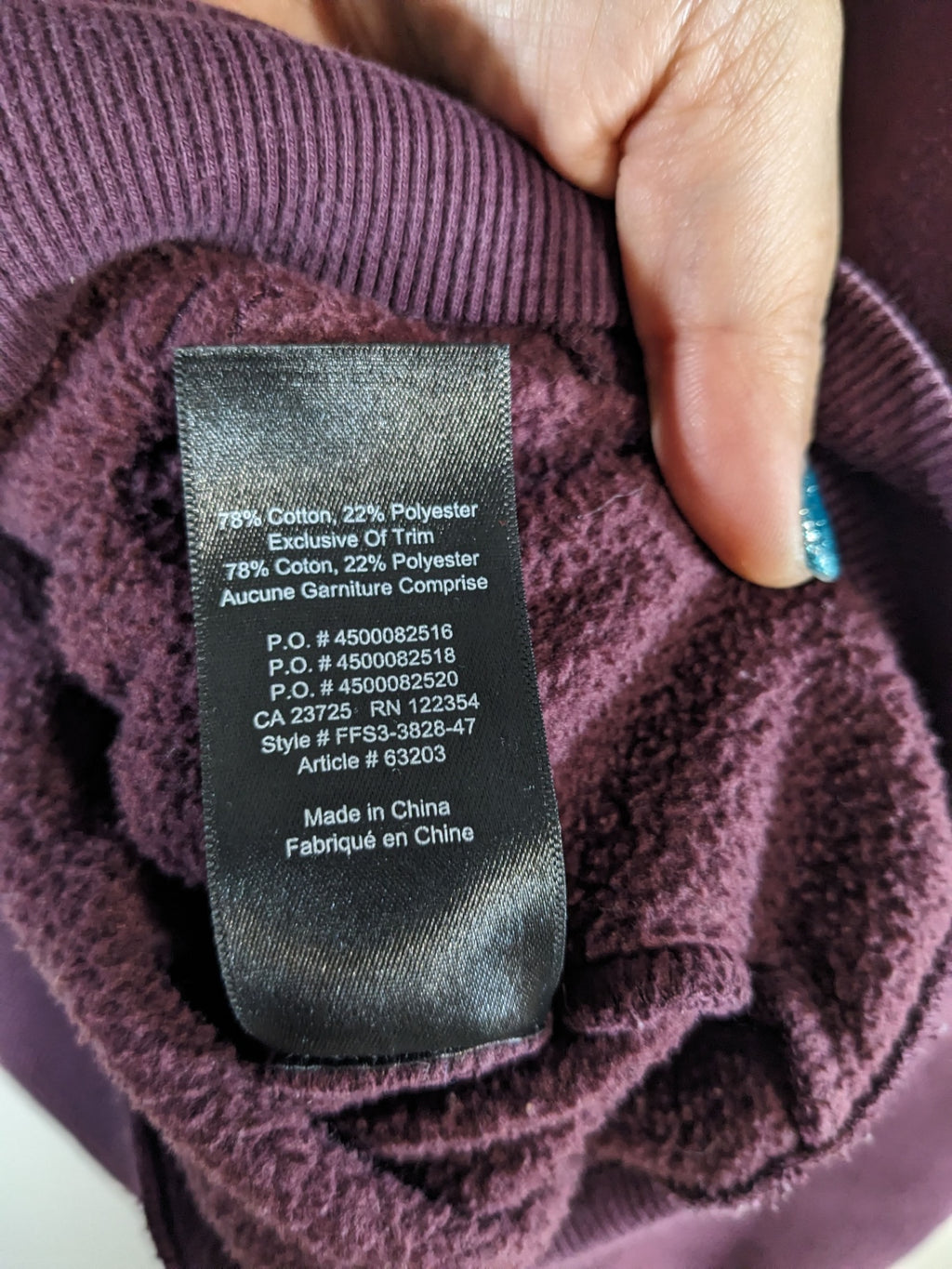 Tna Burgundy Hoodie - S