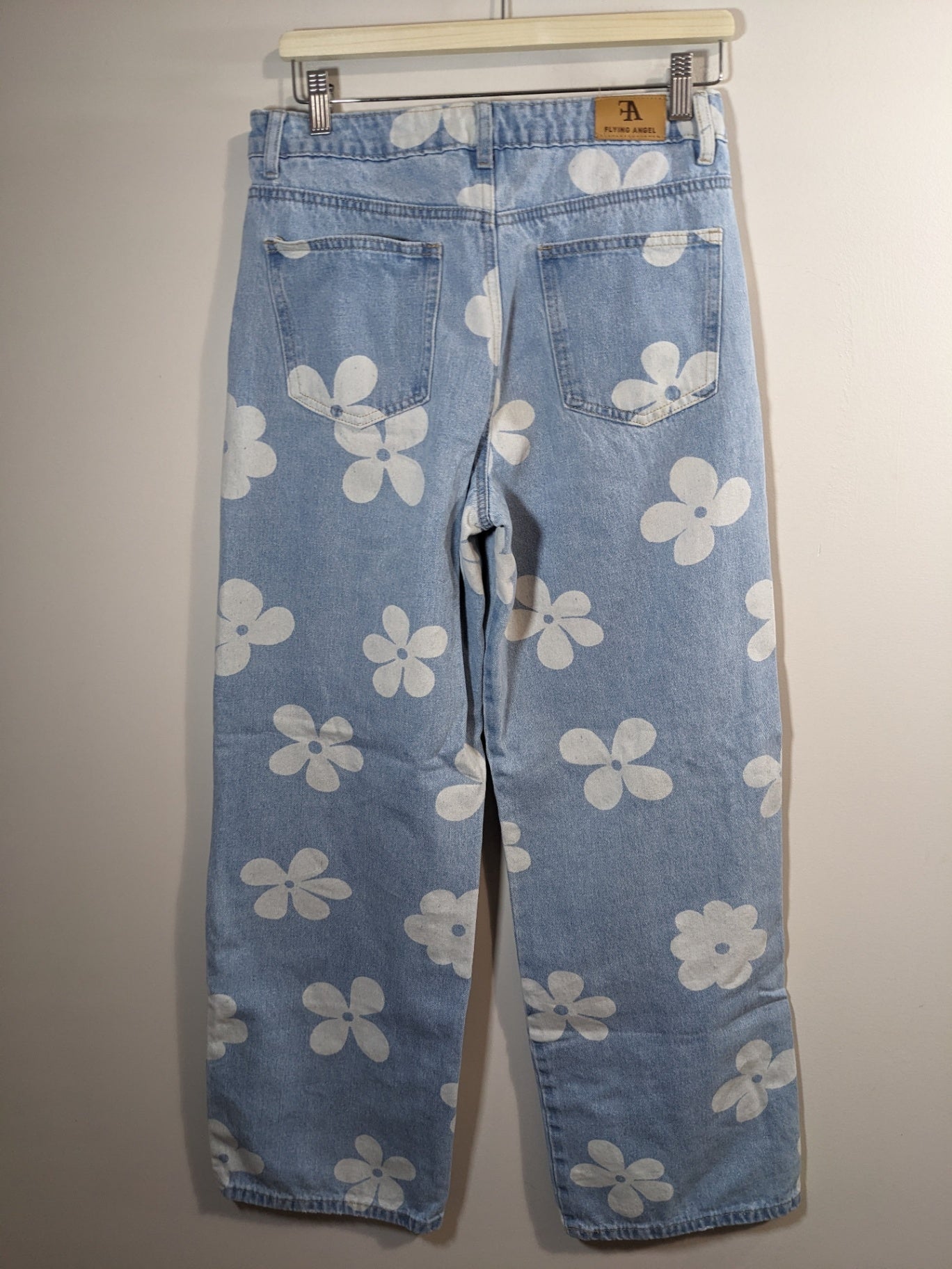 Flying Angel Flower Denim Jeans - sz 11