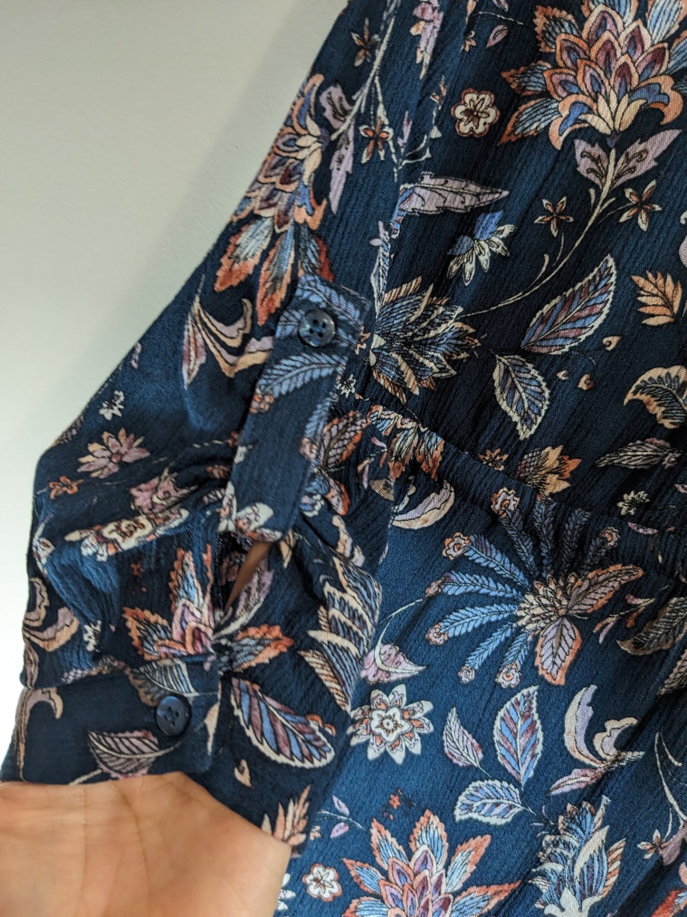 Hilary Radley Floral Blouse - S