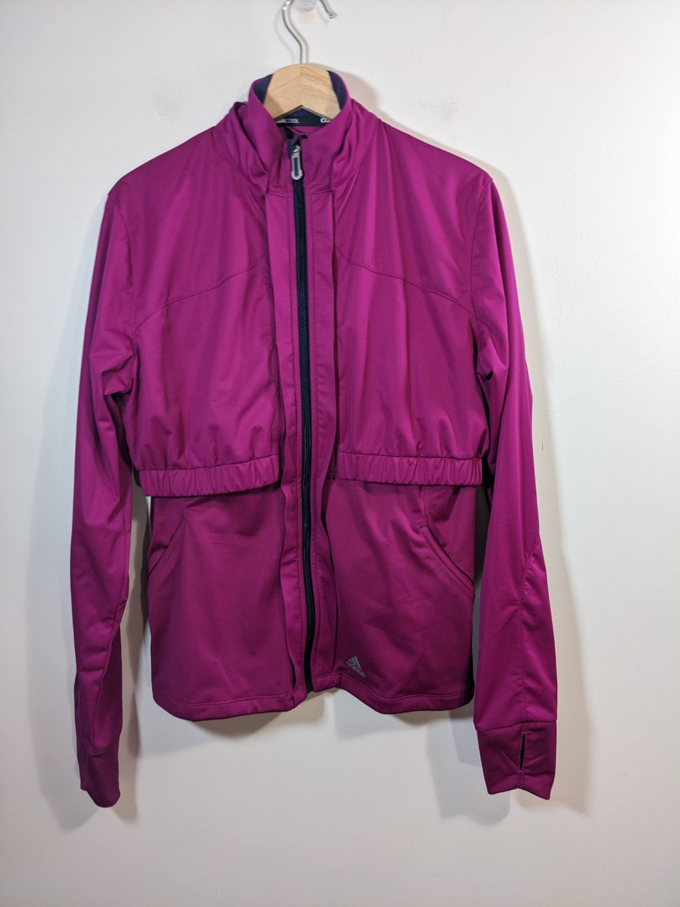 adidas convertible vest/crop jacket - M