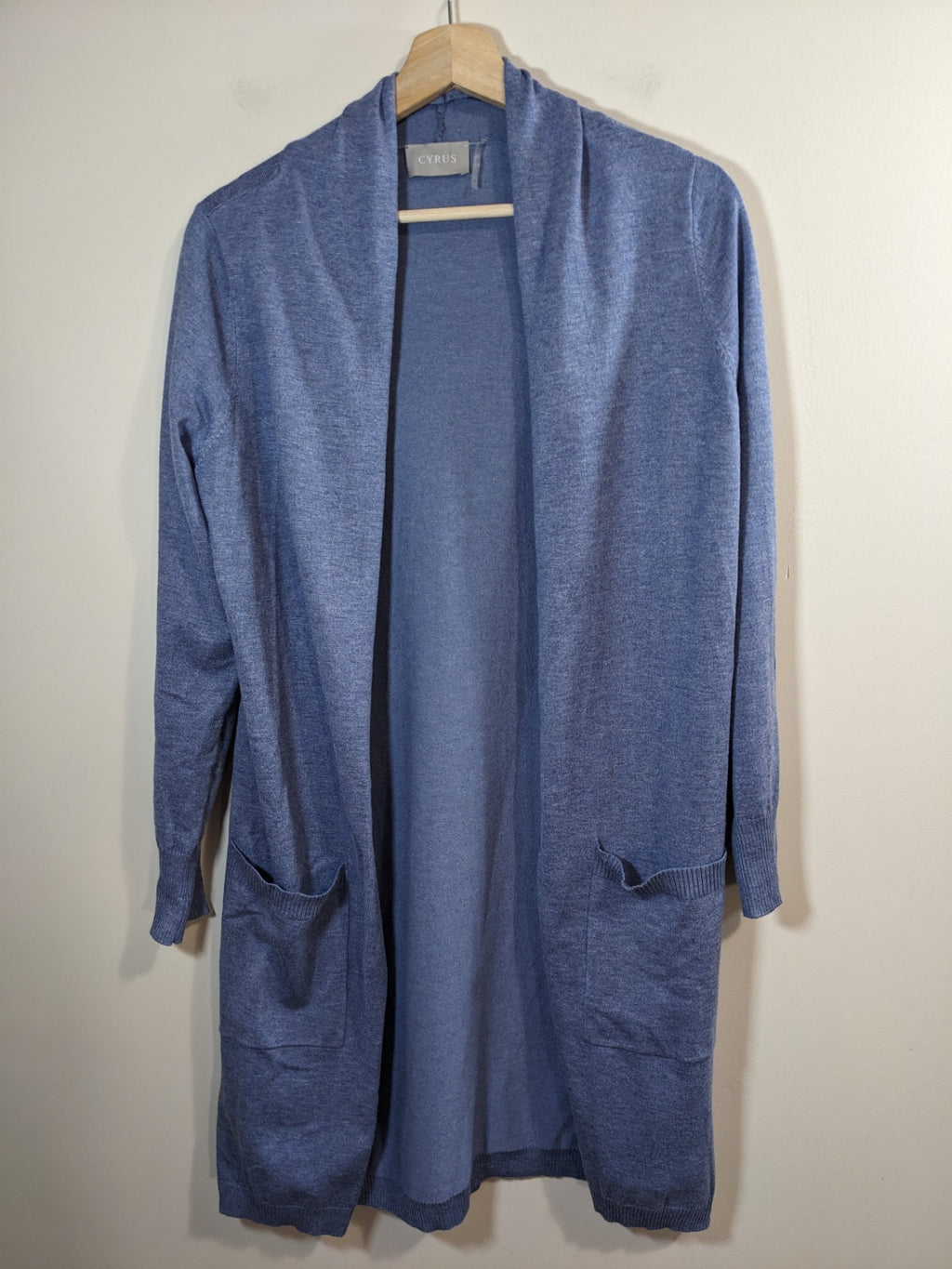 CYRUS Blue Long Cardigan - S