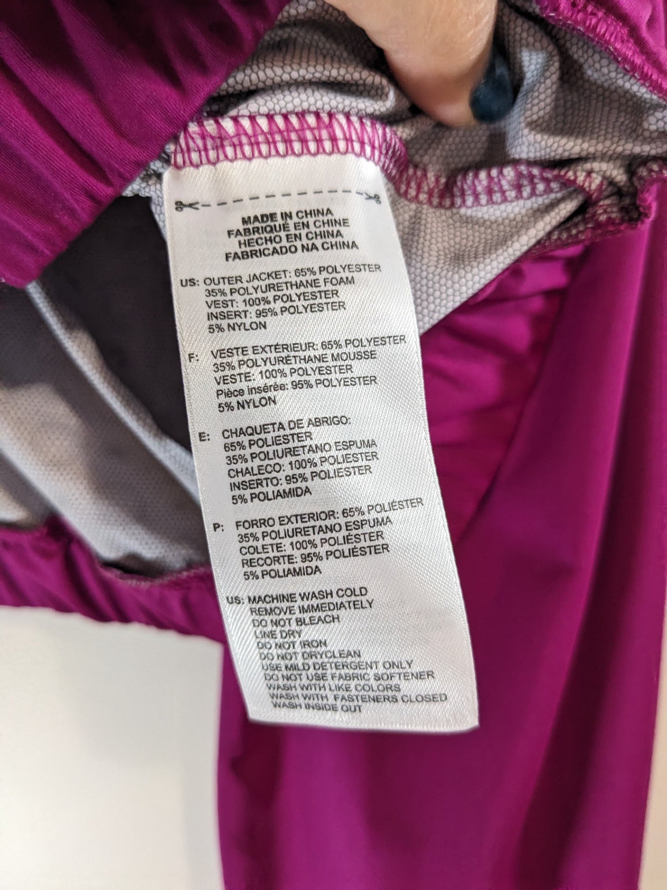 adidas convertible vest/crop jacket - M