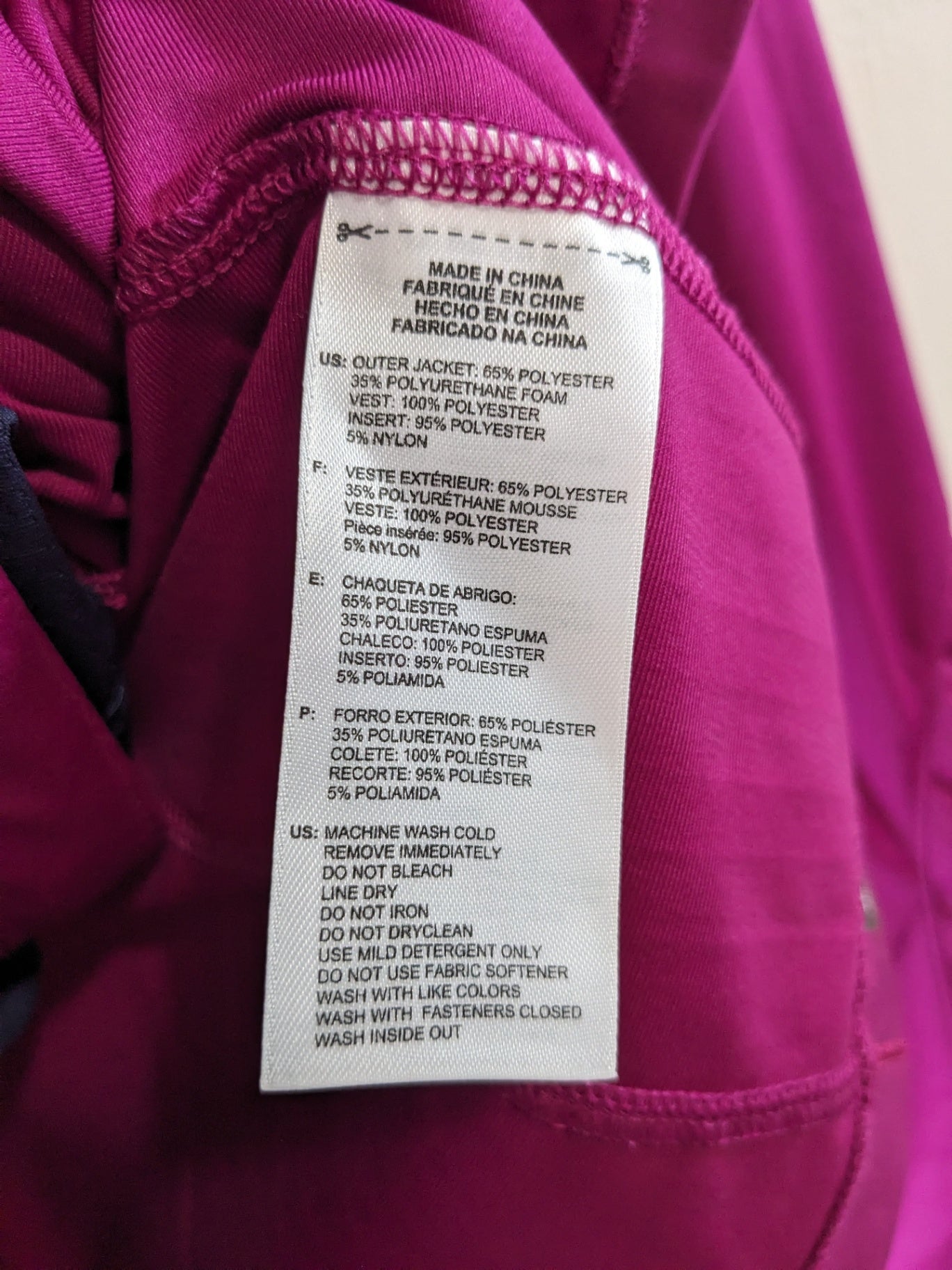 adidas convertible vest/crop jacket - M