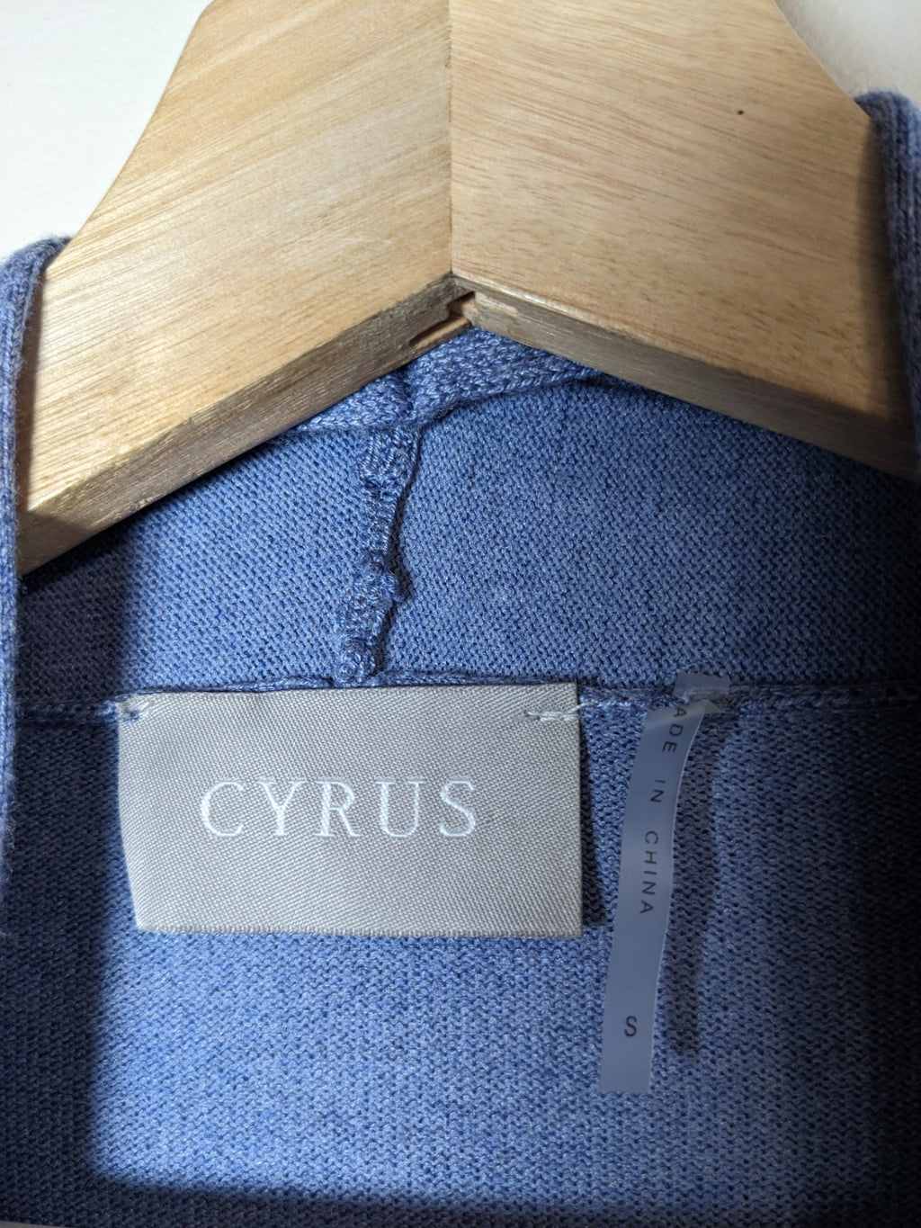 CYRUS Blue Long Cardigan - S