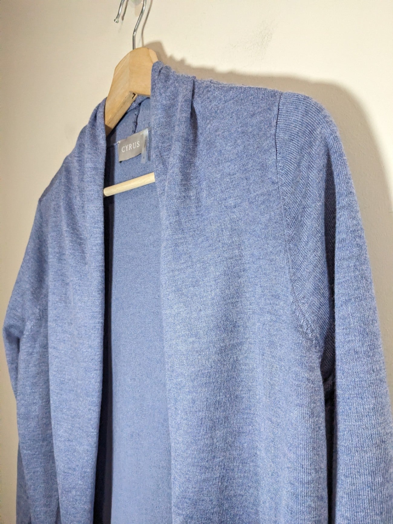 CYRUS Blue Long Cardigan - S