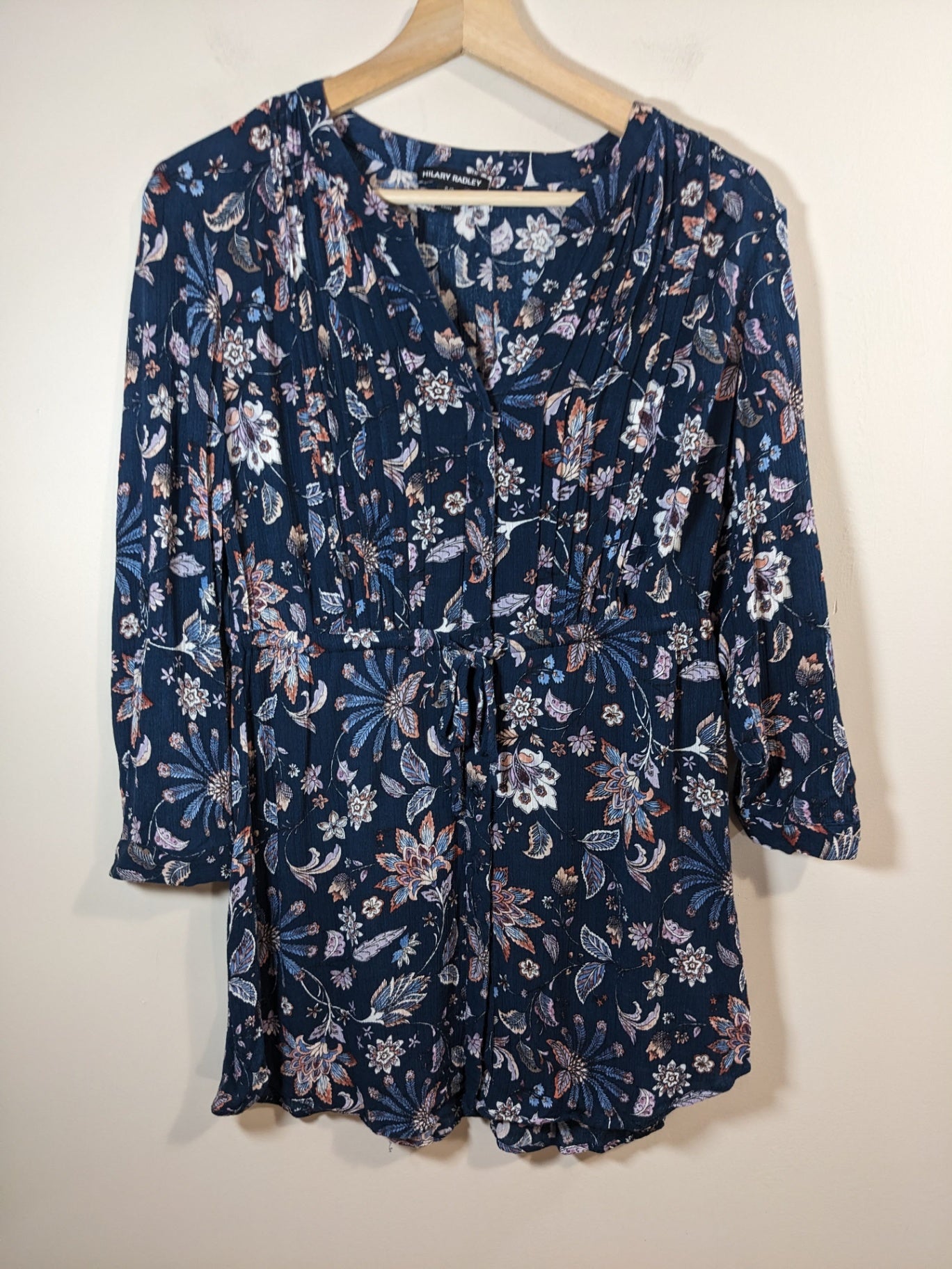 Hilary Radley Floral Blouse - S