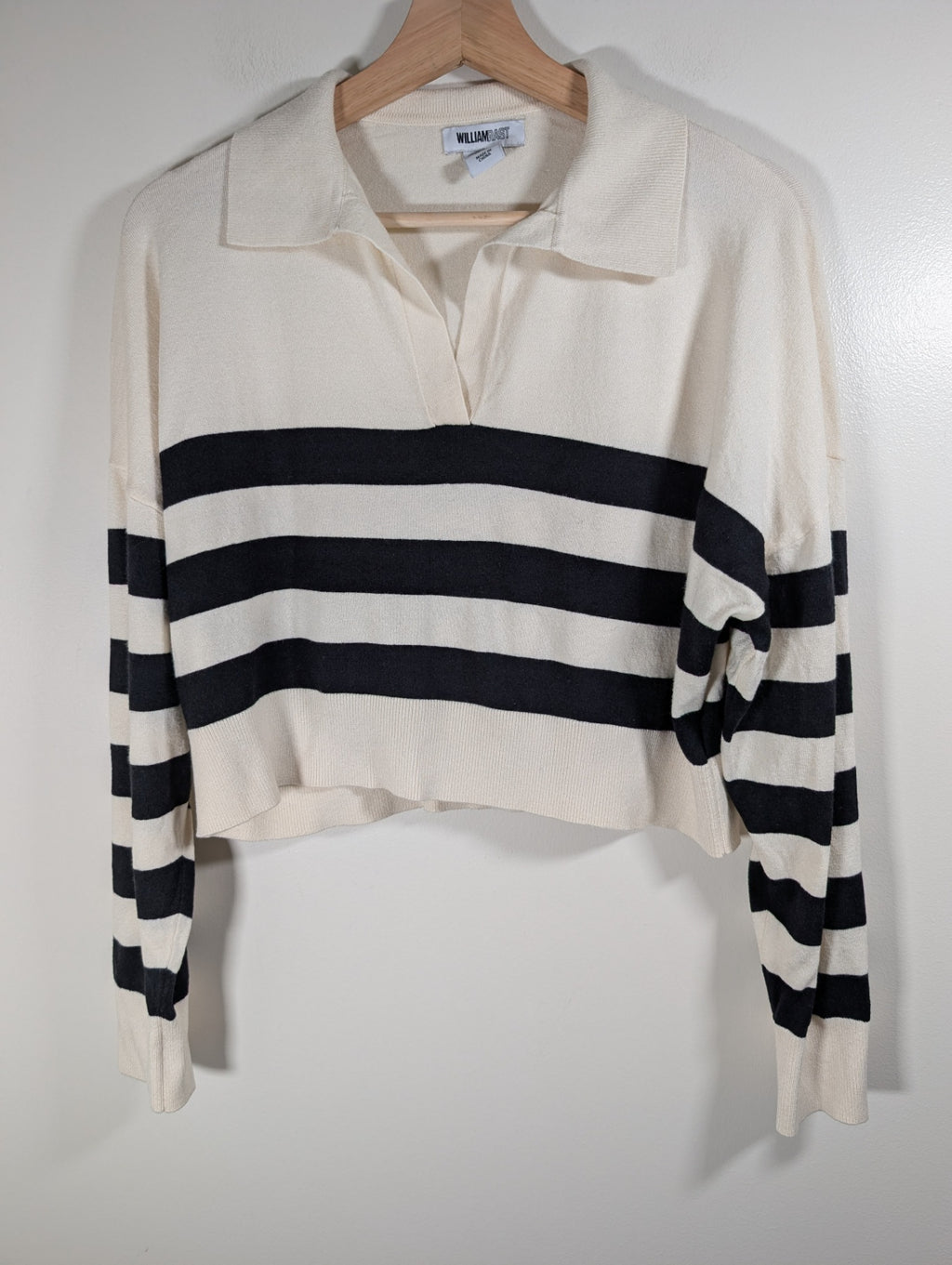 WilliamRast striped crop long-sleeve - Large