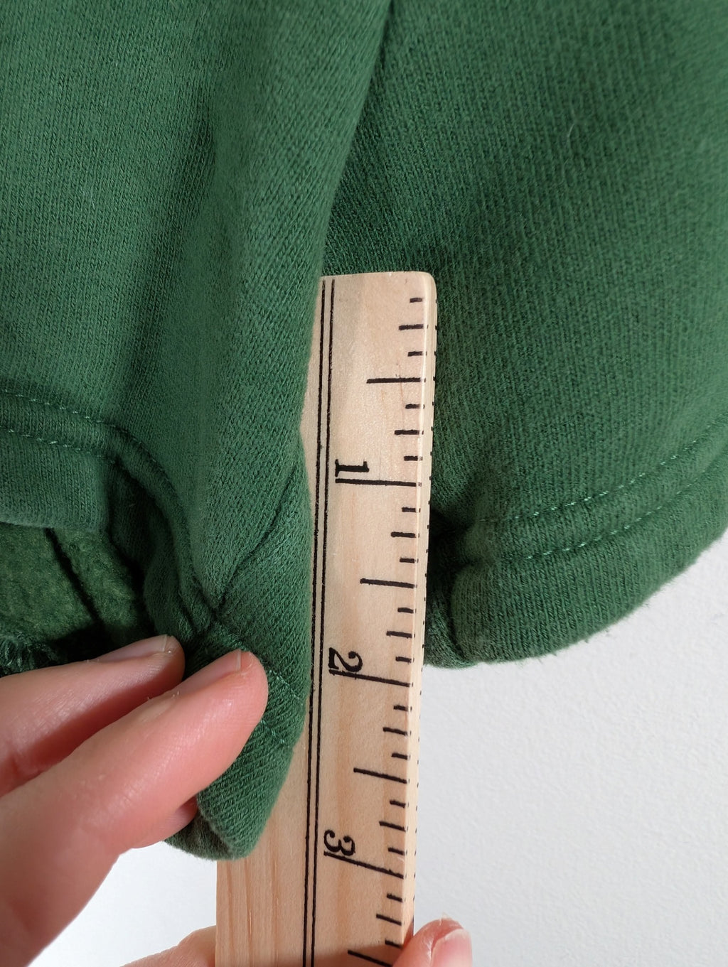 TNA green sweatfleece shorts - XS