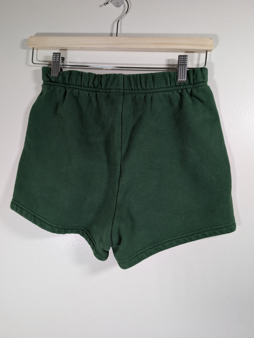 TNA green sweatfleece shorts - XS