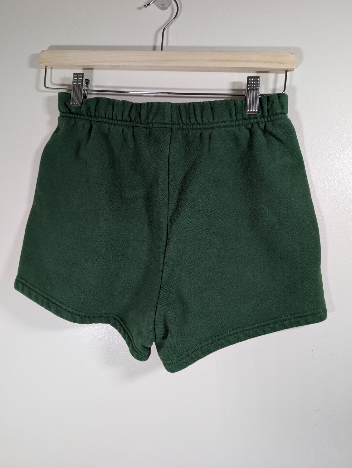 TNA green sweatfleece shorts - XS