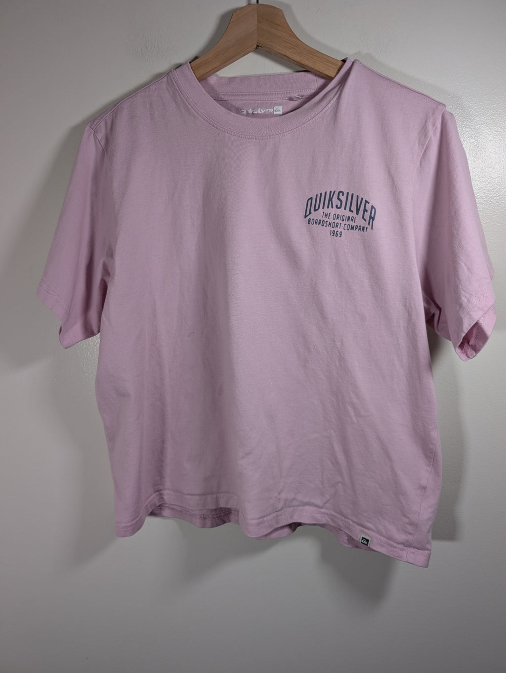 Quiksilver graphic crop tee- XL