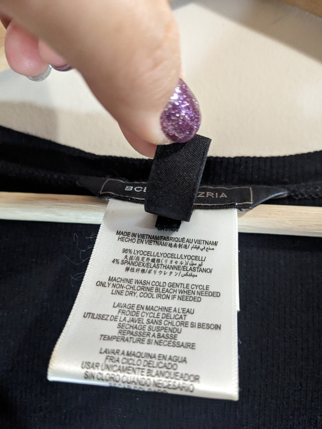 BCBG Black T-Shirt - S