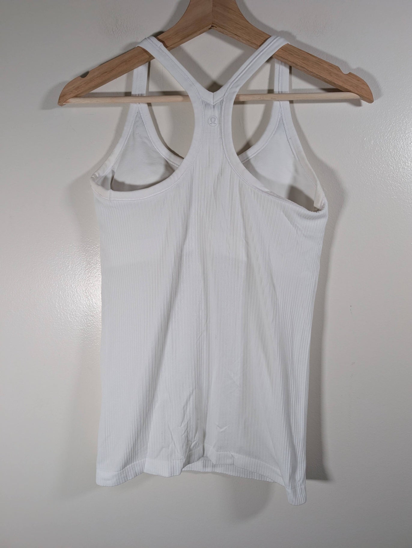 Lululemon ribbed white racerback - SZ 8