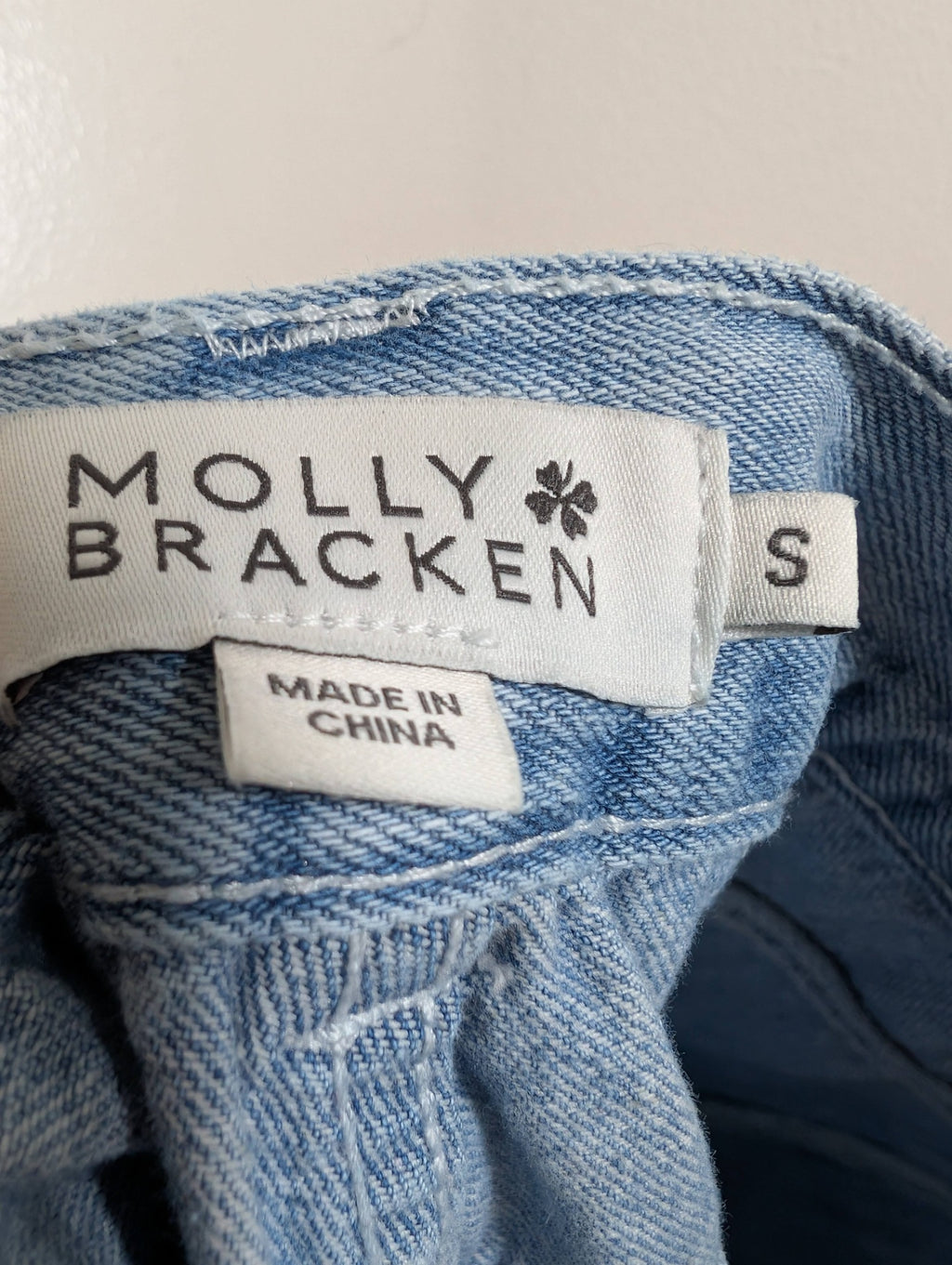 MOLLY BRACKEN wide leg jeans - Small