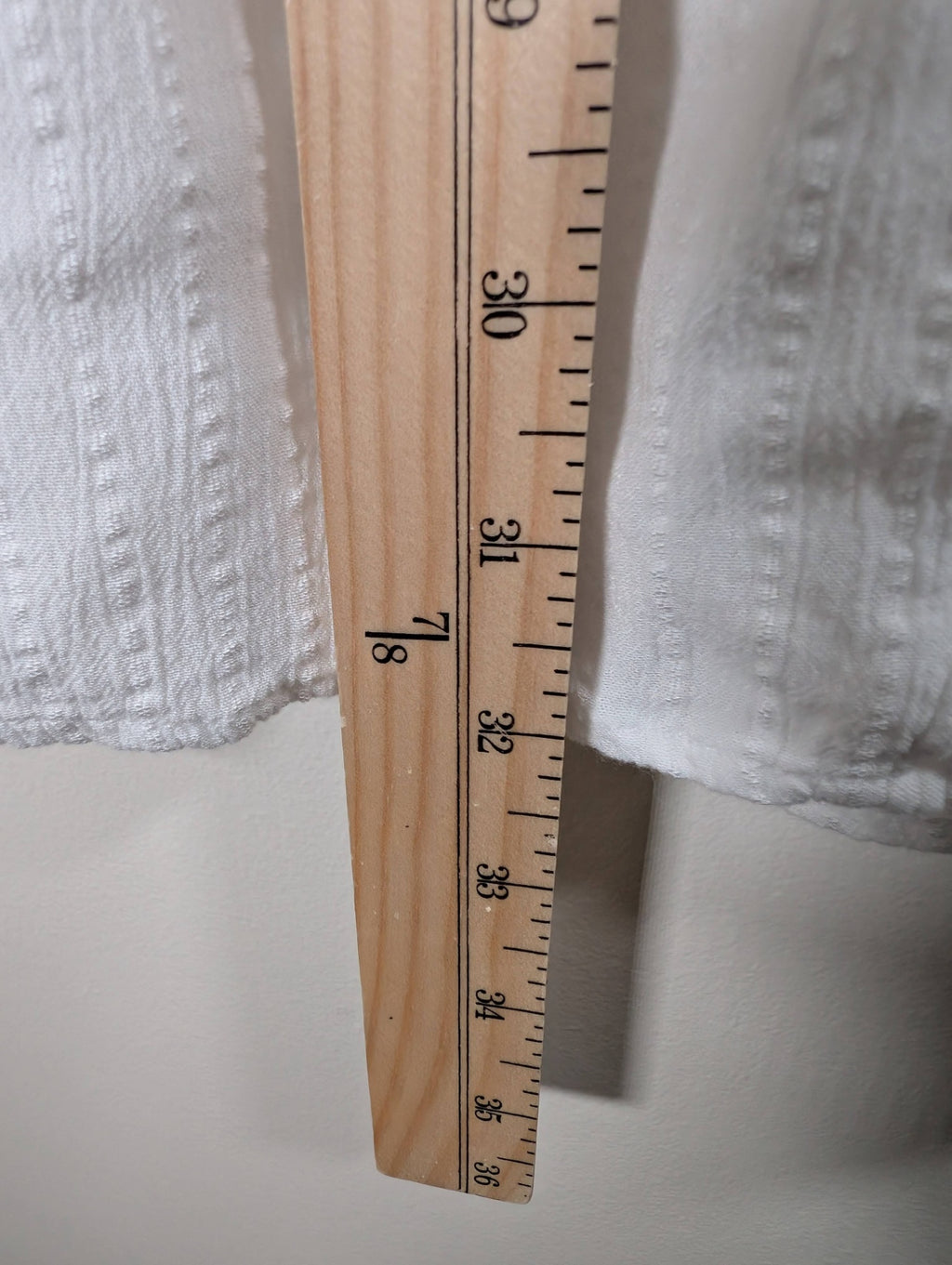 Abercrombie & Fitch white tiered skirt - appears Large