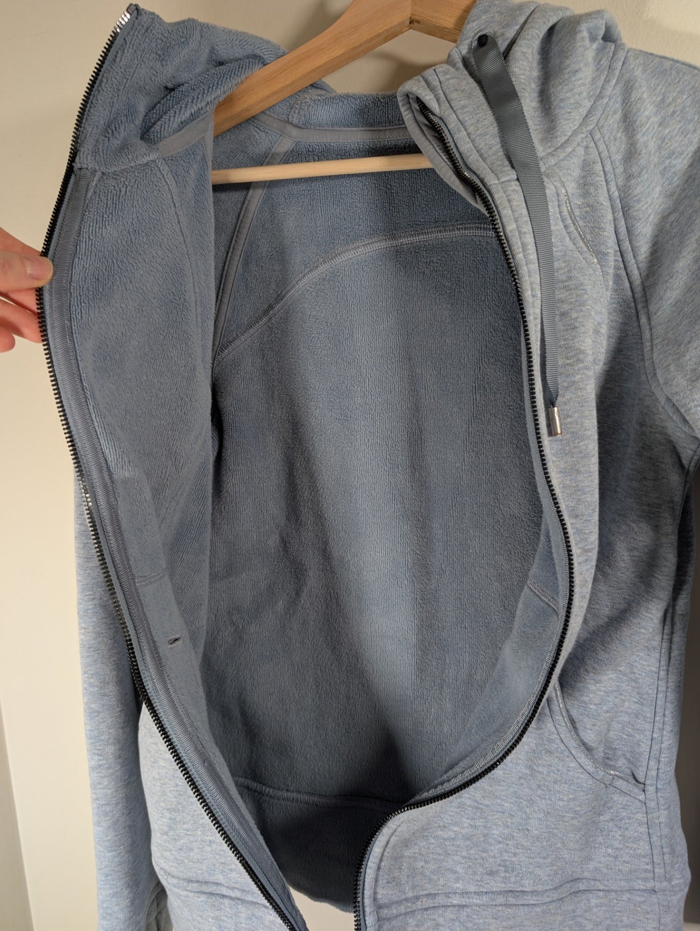 Lululemon blue fleece full zip - SZ 6