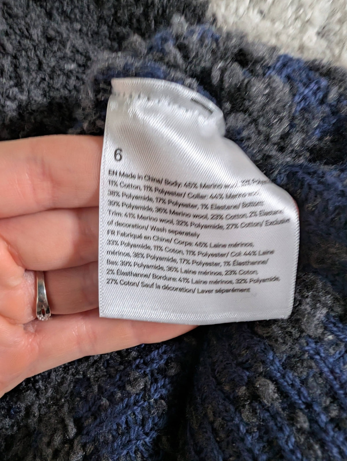 Lululemon ombre knit texture poncho - SZ 6