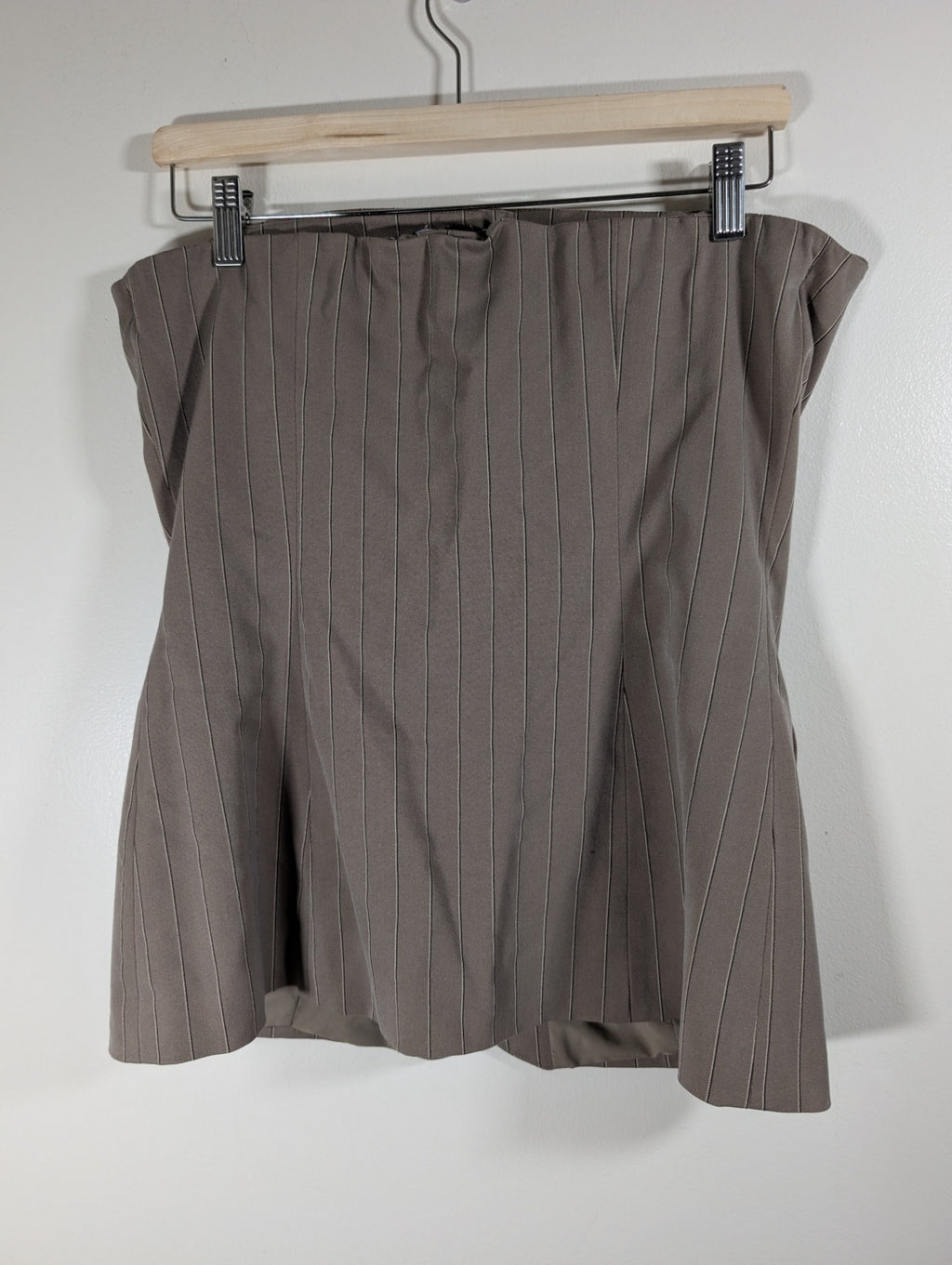 Steve Madden pinstripe strapless vest - Medium